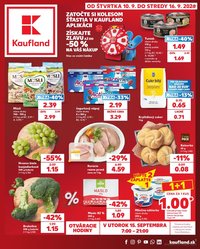 KAUFLAND leták - Od štvrtka 10.9.2026