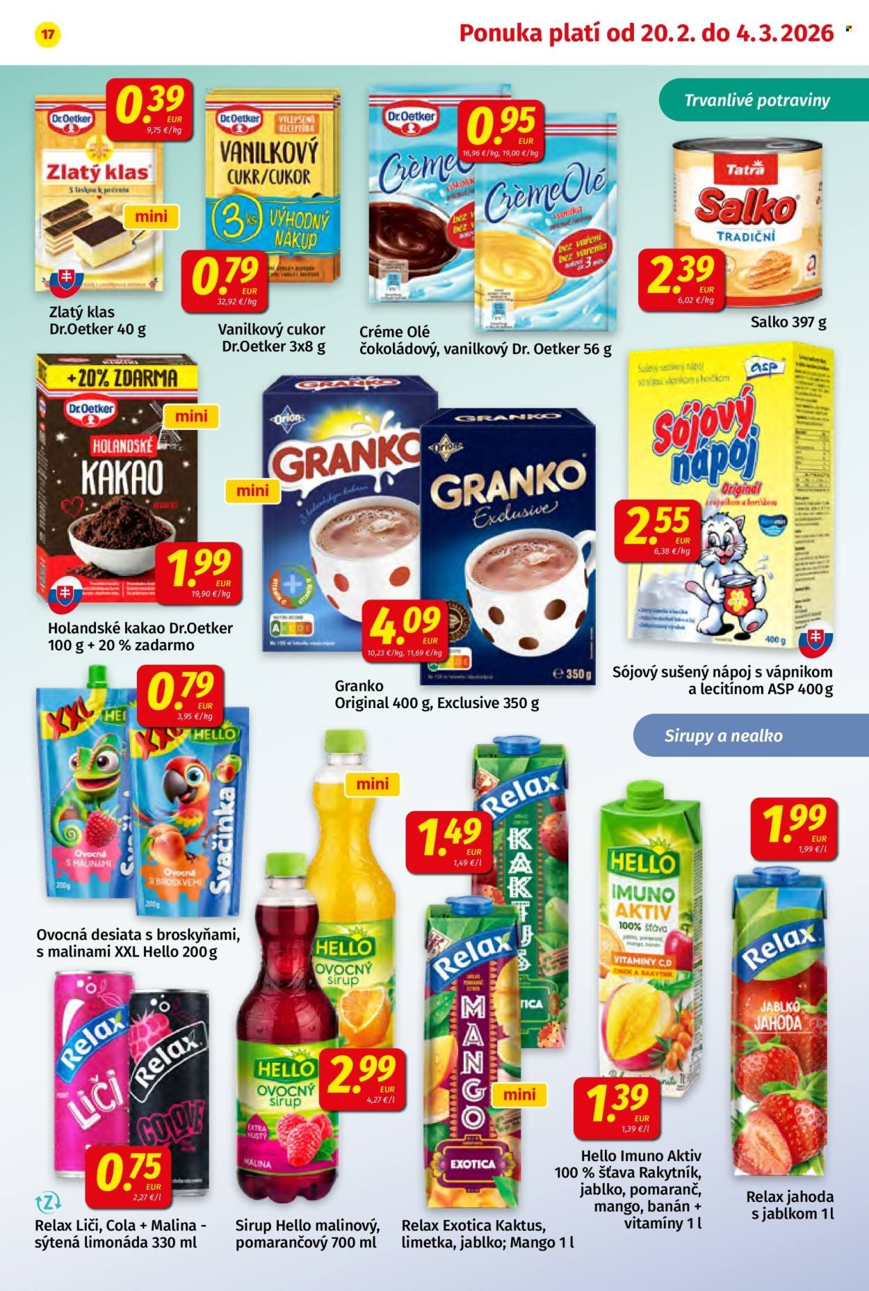 POTRAVINY KORUNA leták - Od piatka 20.2.2026 (2026-02-20 - 2026-03-04) | 17