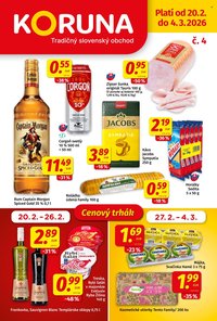 POTRAVINY KORUNA leták - Od piatka 20.2.2026 (2026-02-20 - 2026-03-04)