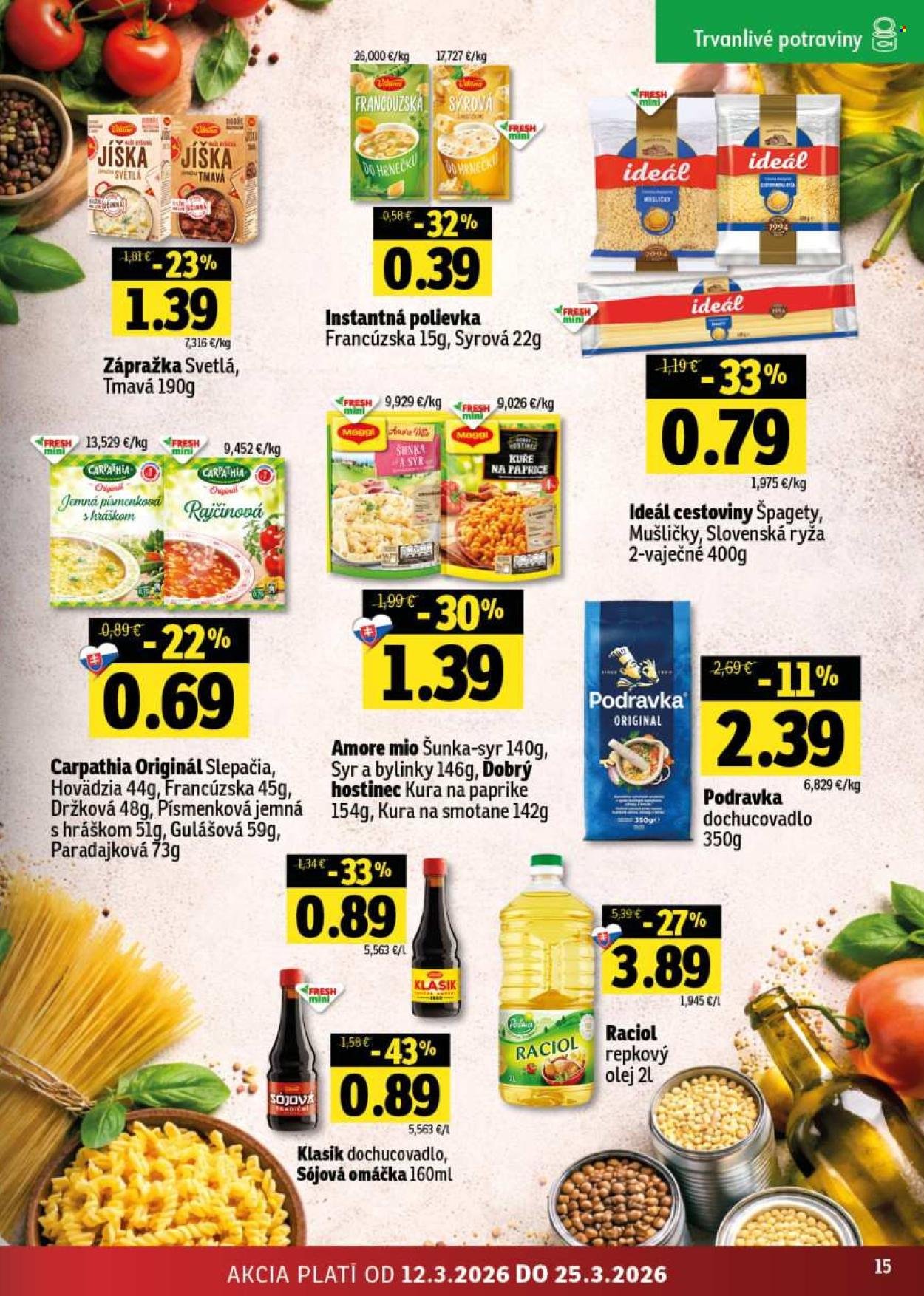 FRESH leták - Stredné a západné Slovensko (2026-03-12 - 2026-03-25) | 15
