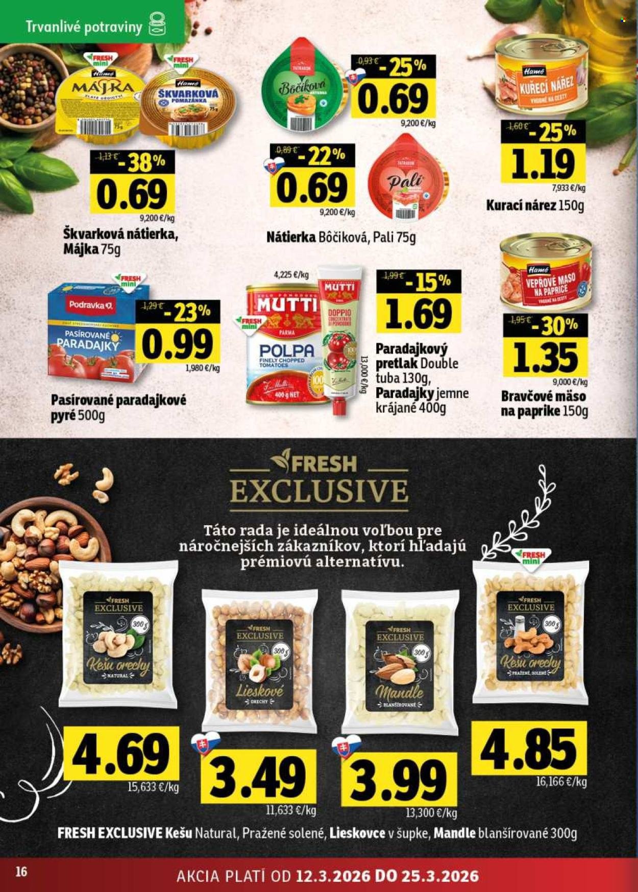 FRESH leták - Stredné a západné Slovensko (2026-03-12 - 2026-03-25) | 16