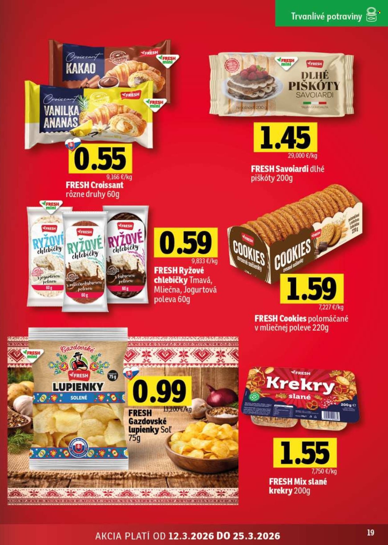 FRESH leták - Stredné a západné Slovensko (2026-03-12 - 2026-03-25) | 19