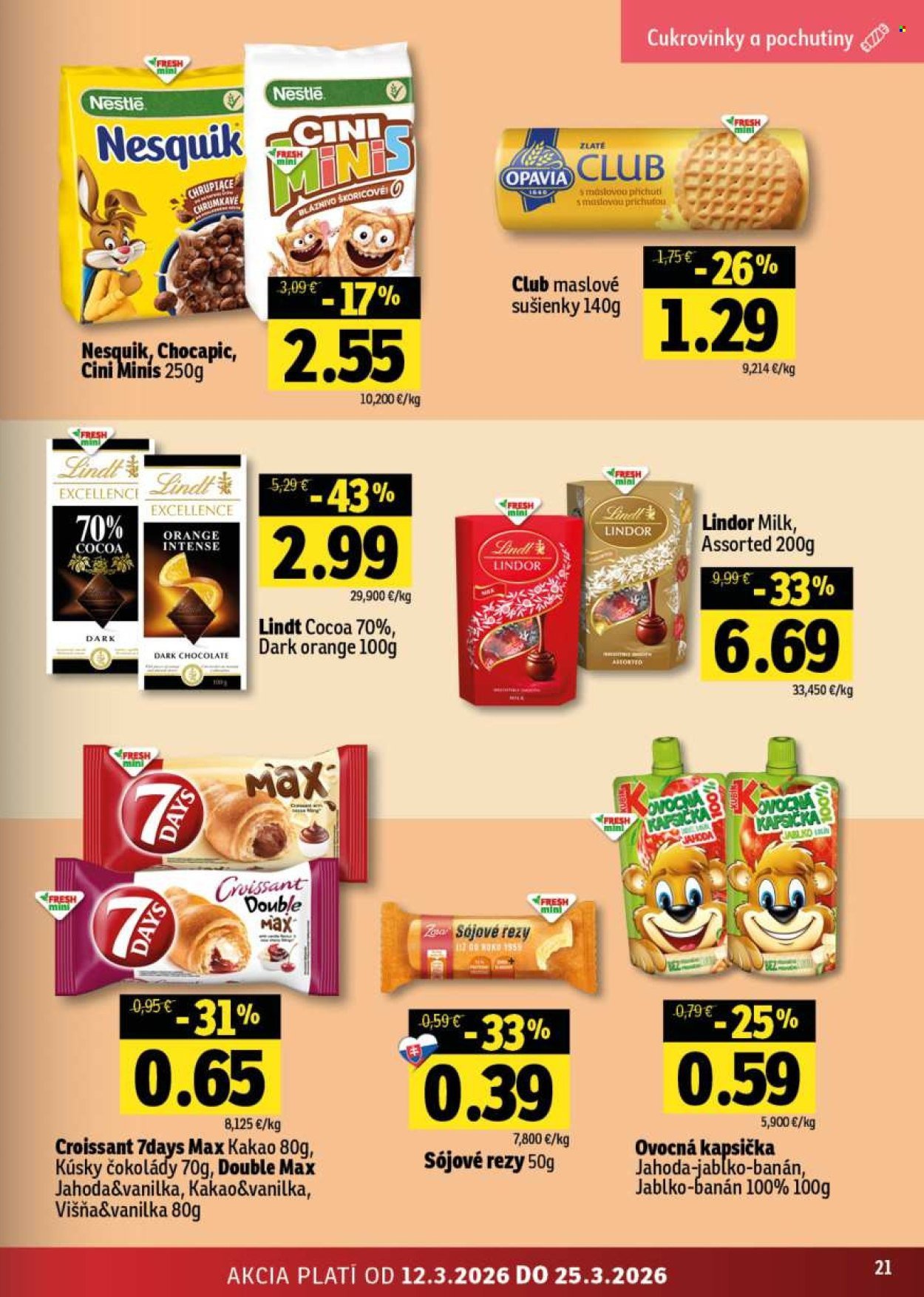 FRESH leták - Stredné a západné Slovensko (2026-03-12 - 2026-03-25) | 21