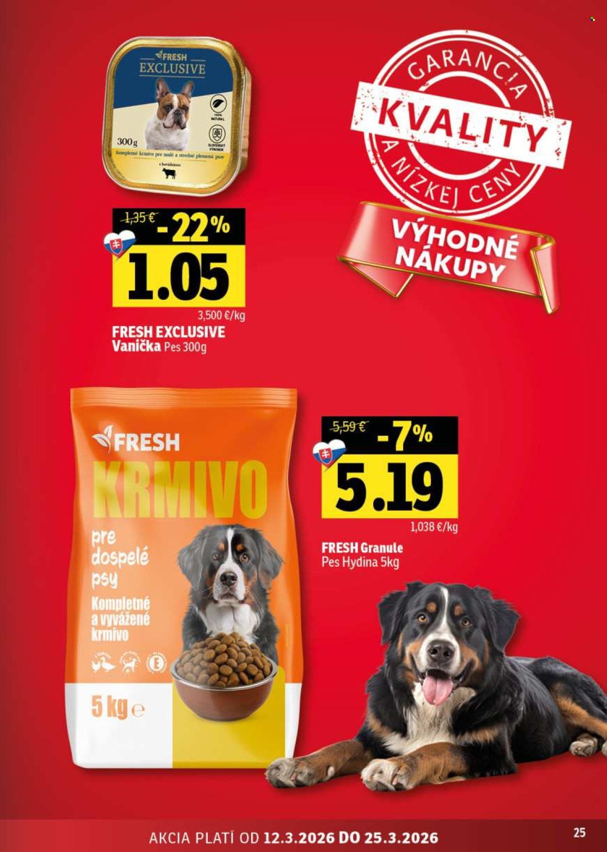 FRESH leták - Stredné a západné Slovensko (2026-03-12 - 2026-03-25) | 25