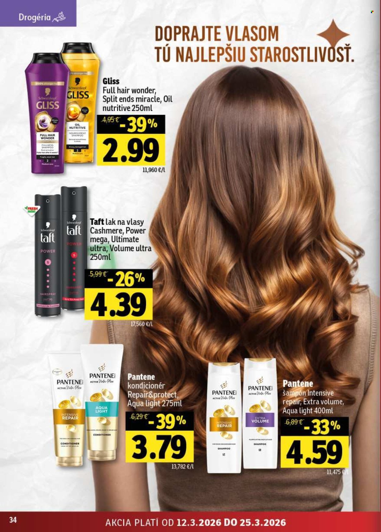 FRESH leták - Stredné a západné Slovensko (2026-03-12 - 2026-03-25) | 34