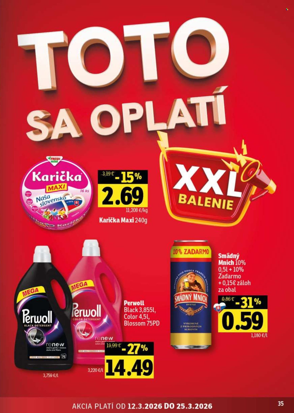 FRESH leták - Stredné a západné Slovensko (2026-03-12 - 2026-03-25) | 35