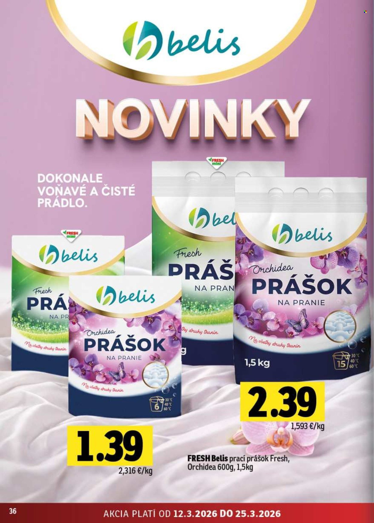 FRESH leták - Stredné a západné Slovensko (2026-03-12 - 2026-03-25) | 36