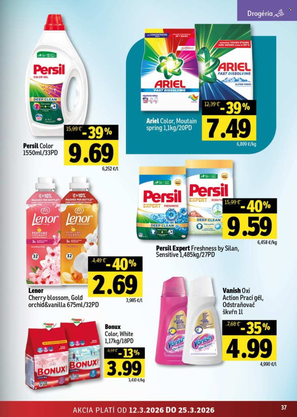 FRESH leták - Stredné a západné Slovensko (2026-03-12 - 2026-03-25) | 37