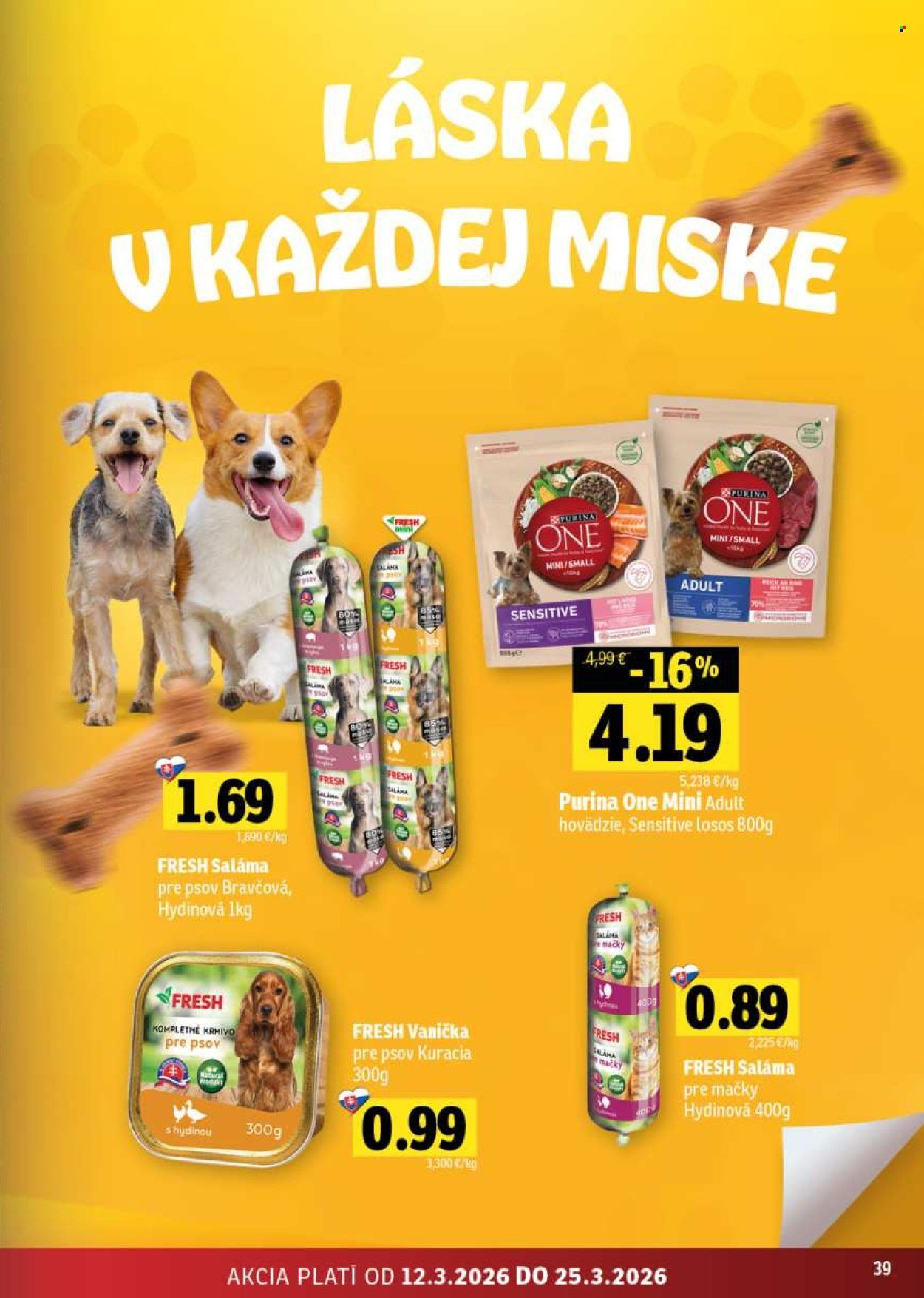 FRESH leták - Stredné a západné Slovensko (2026-03-12 - 2026-03-25) | 39