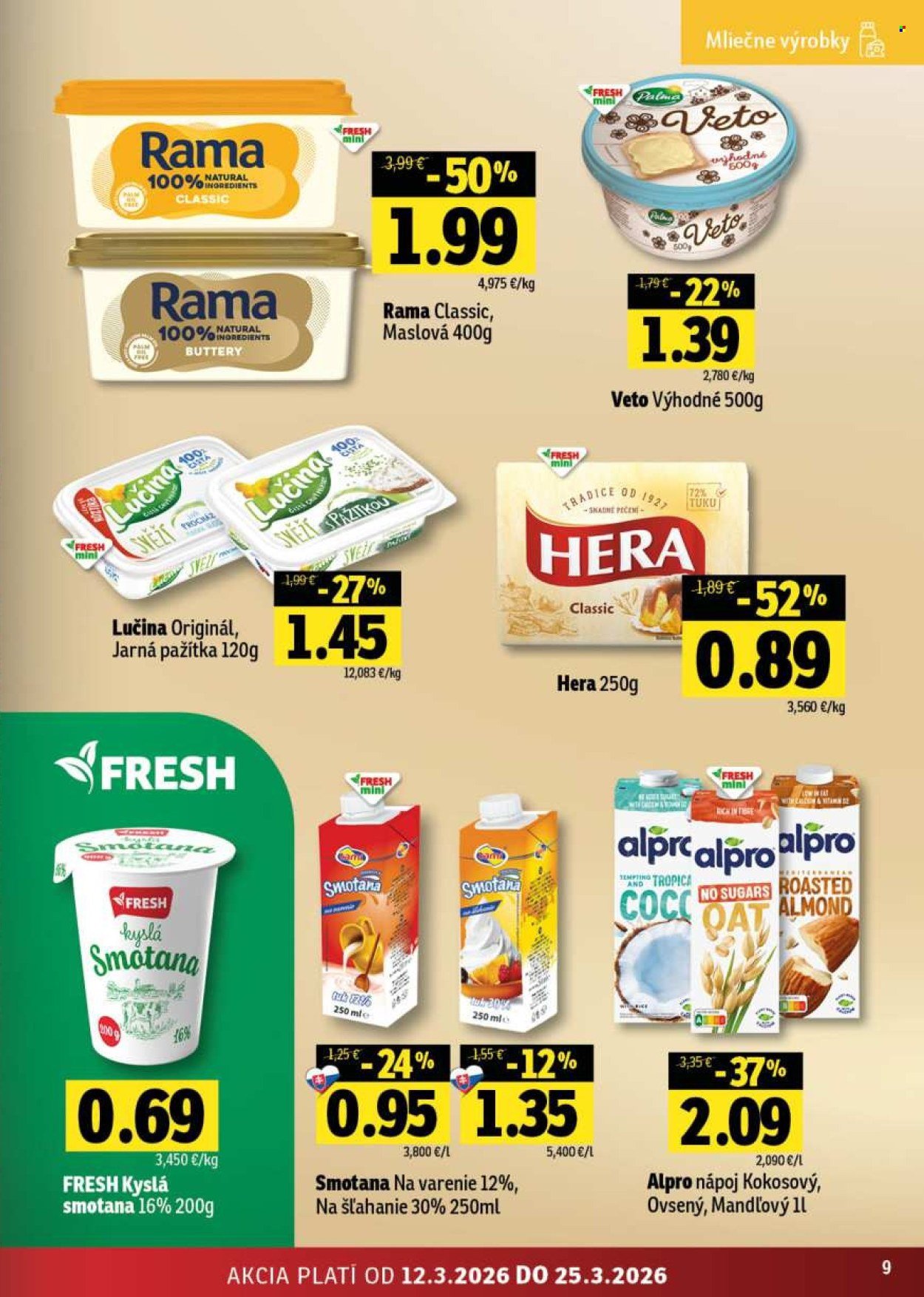 FRESH leták - Stredné a západné Slovensko (2026-03-12 - 2026-03-25) | 9