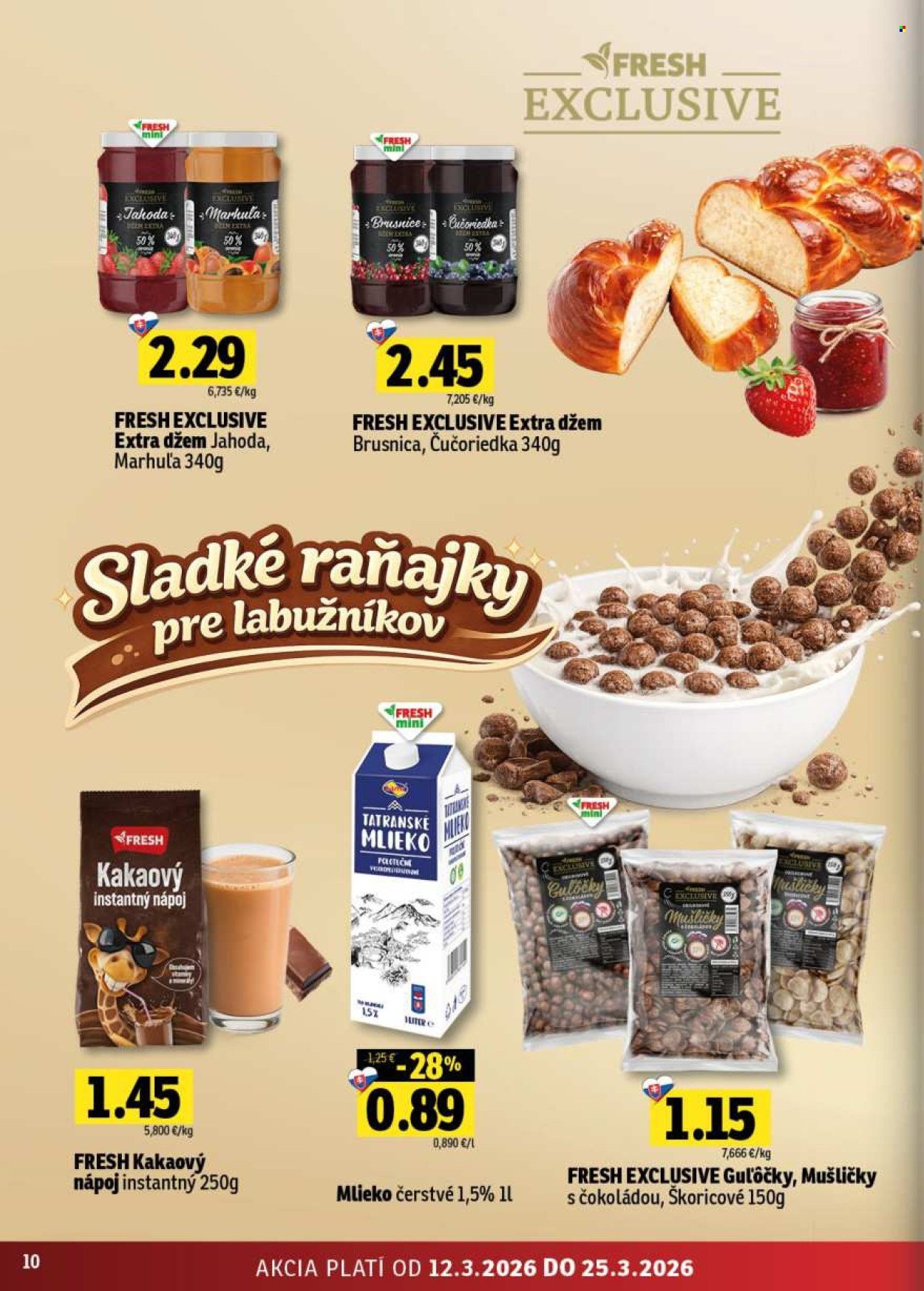 FRESH leták - Stredné a západné Slovensko (2026-03-12 - 2026-03-25) | 10
