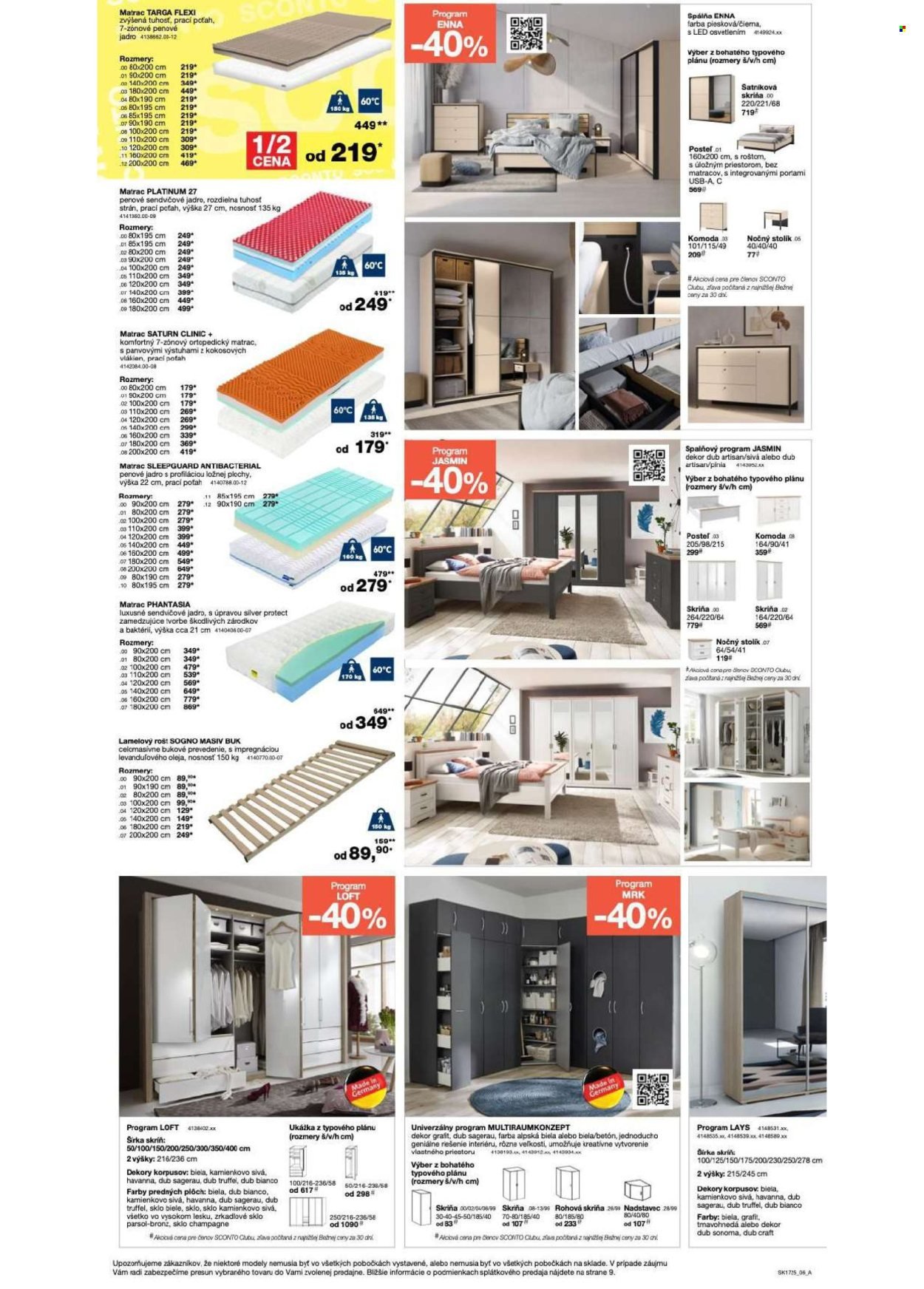 SCONTO NÁBYTOK leták - - 70% výpredaj! (2025-12-22 - 2026-01-20) | 6