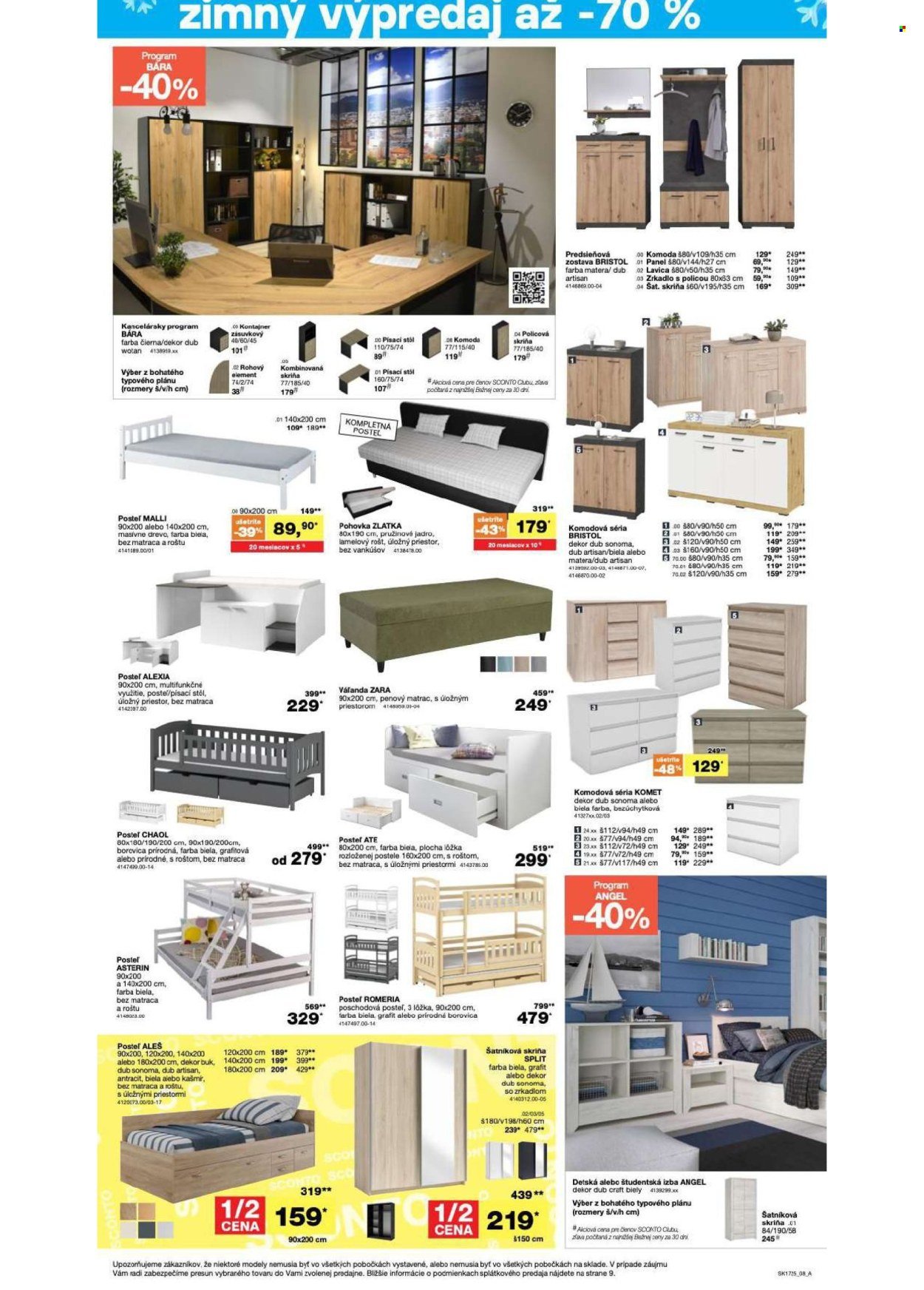 SCONTO NÁBYTOK leták - - 70% výpredaj! (2025-12-22 - 2026-01-20) | 8