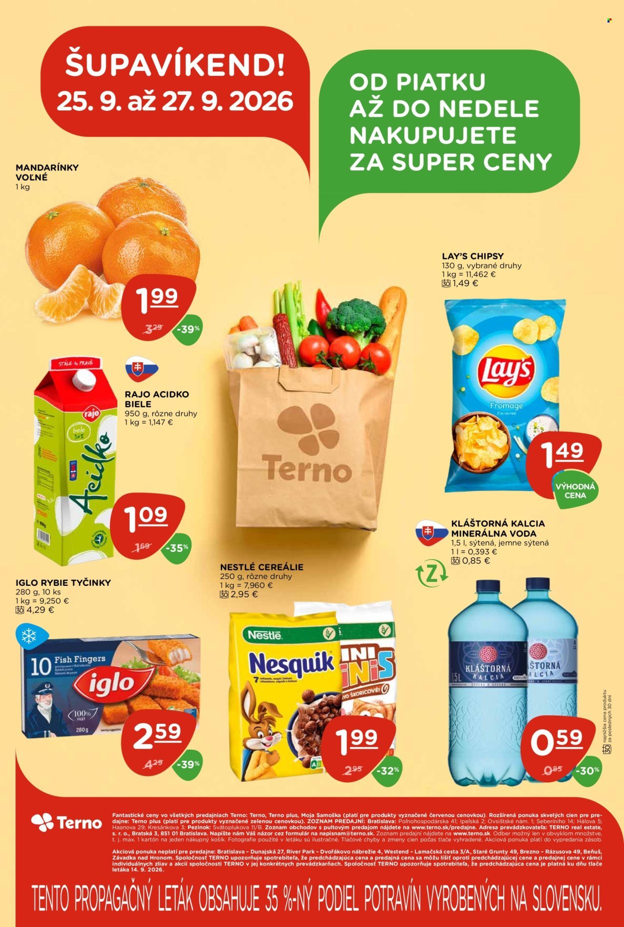 TERNO leták - Od štvrtka 24.9.2026