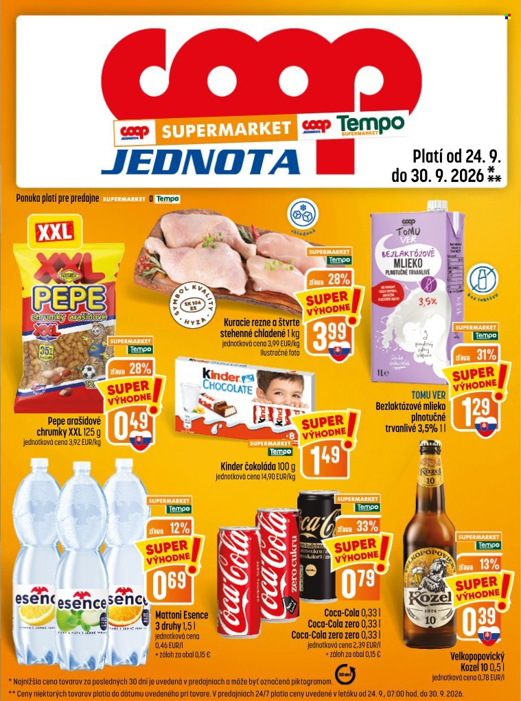 COOP JEDNOTA leták - Od štvrtka 24.9.2026