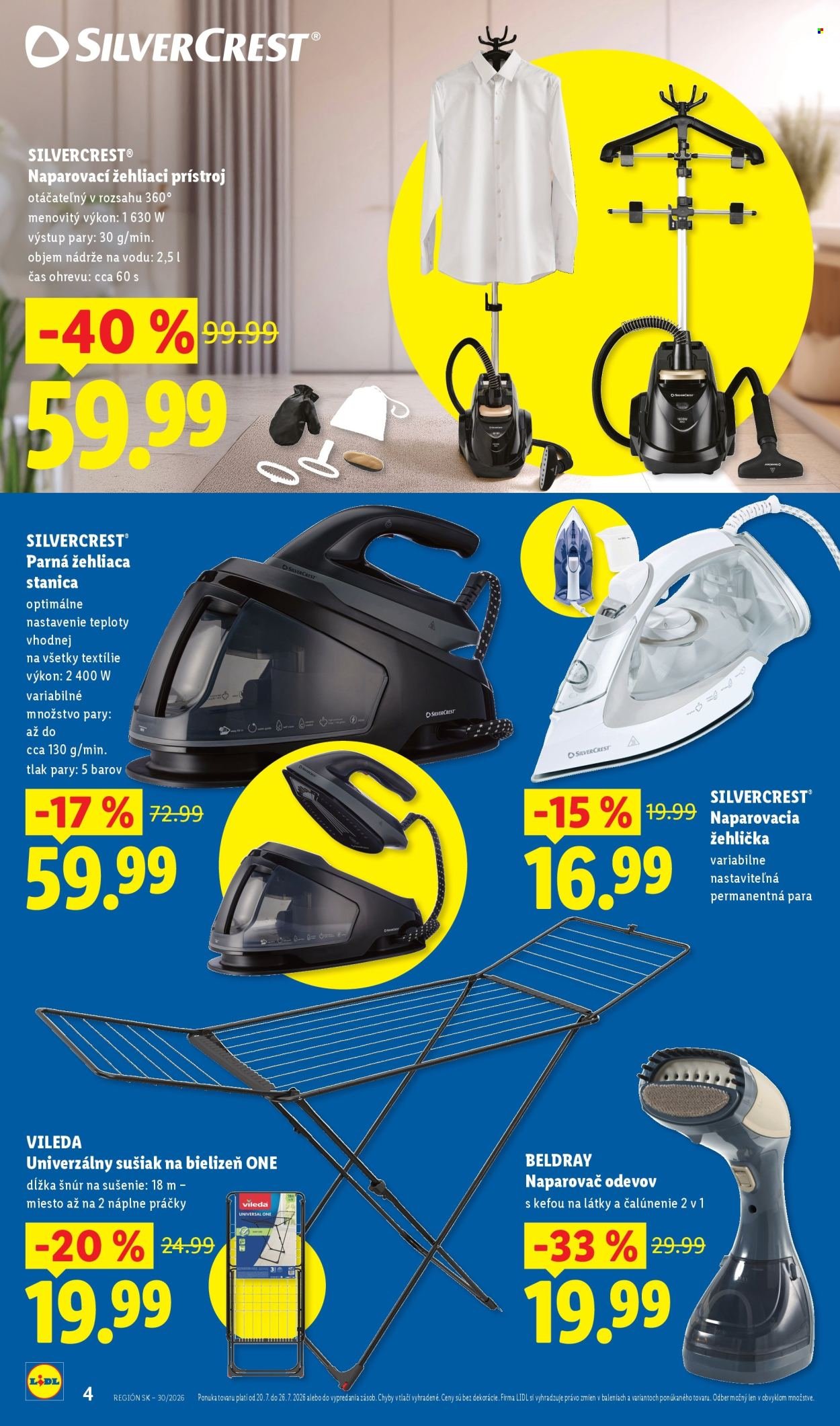 LIDL leták - Od pondelka 20.7.2026