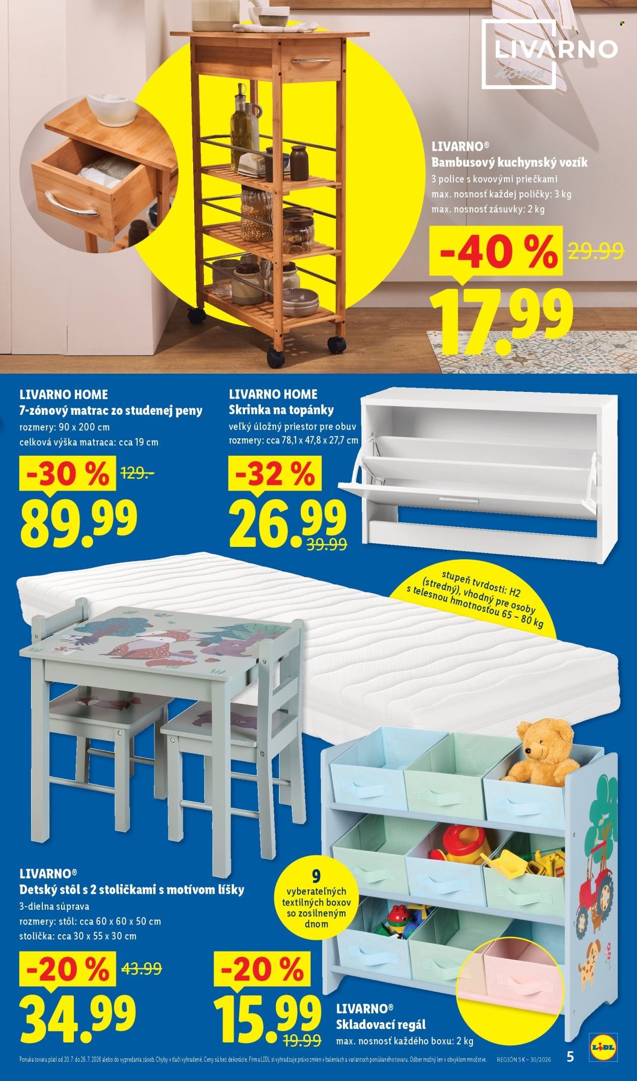 LIDL leták - Od pondelka 20.7.2026