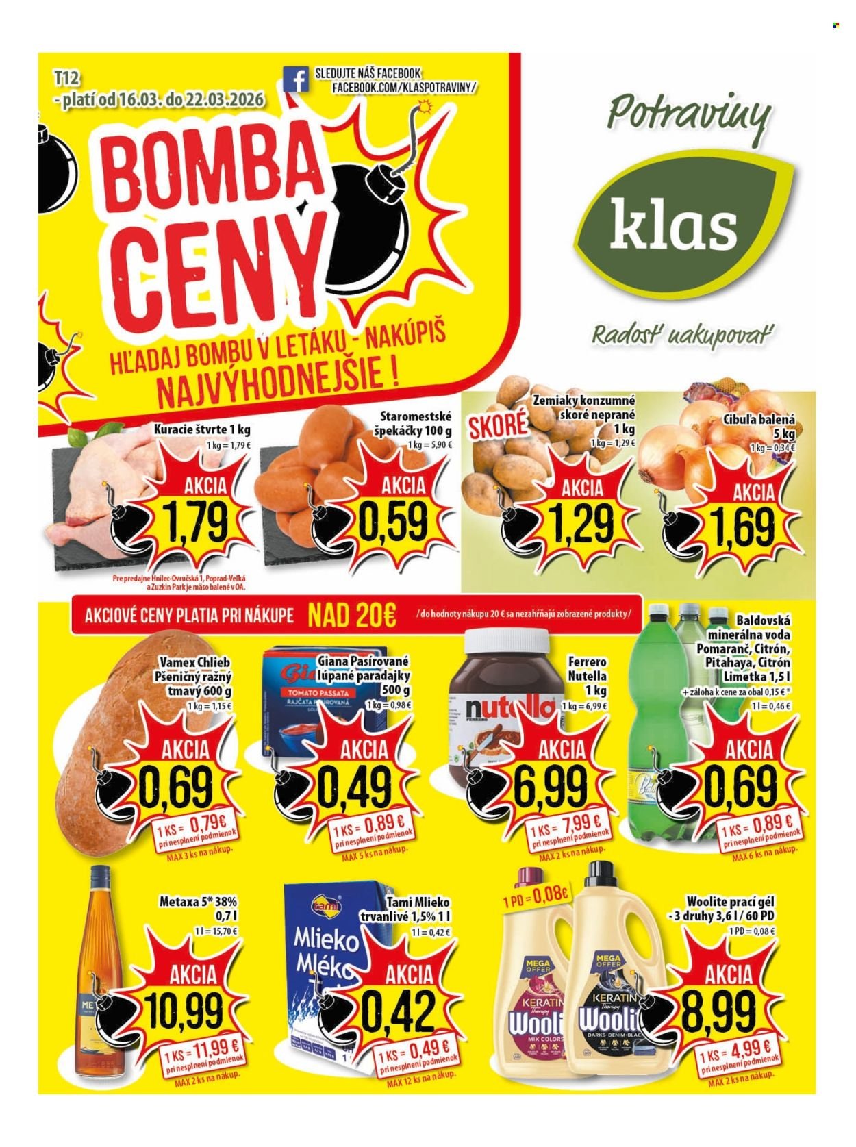 KLAS leták - Od pondelka 16.3.2026 (2026-03-16 - 2026-03-22) | 1