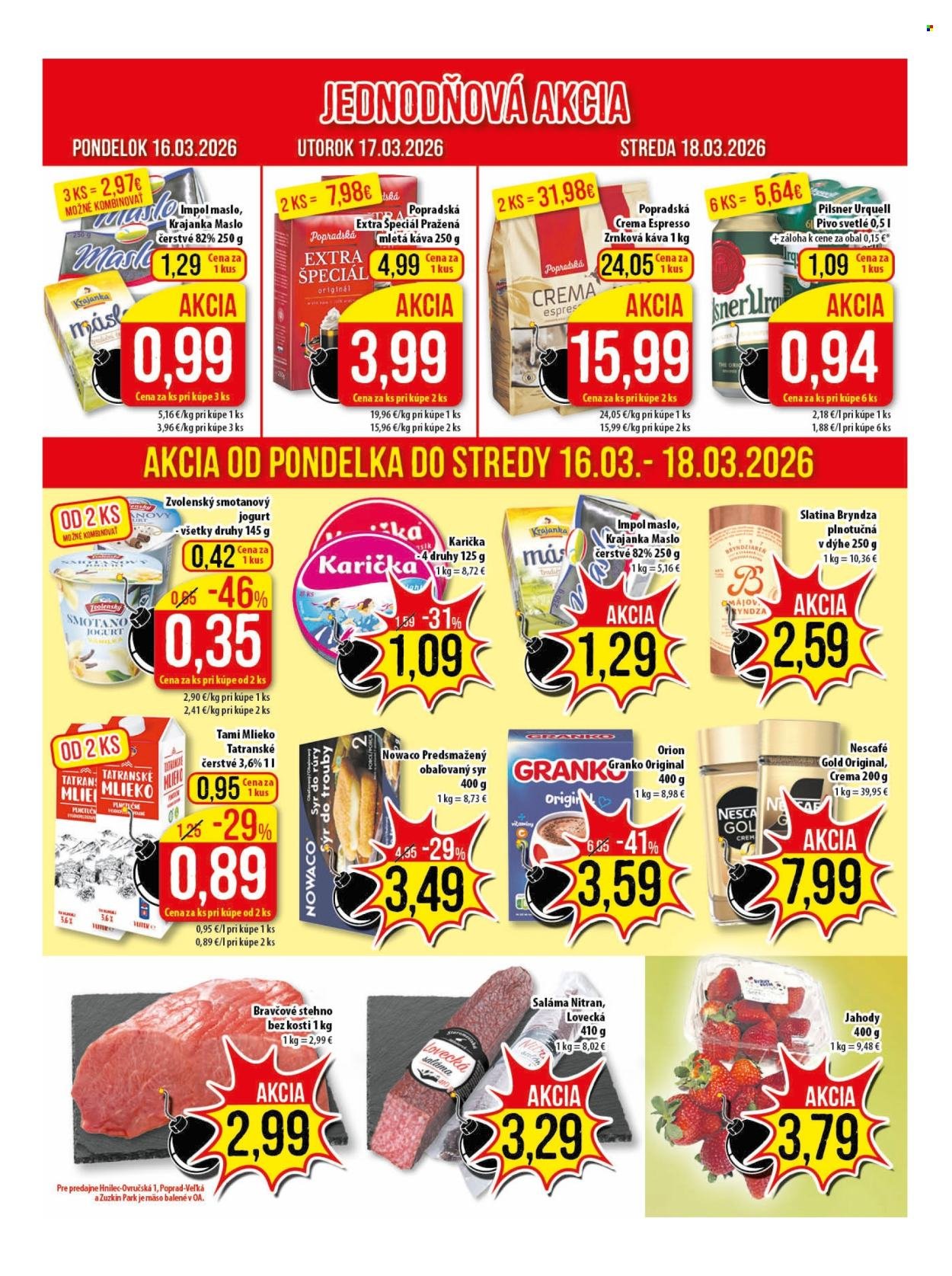 KLAS leták - Od pondelka 16.3.2026 (2026-03-16 - 2026-03-22) | 2