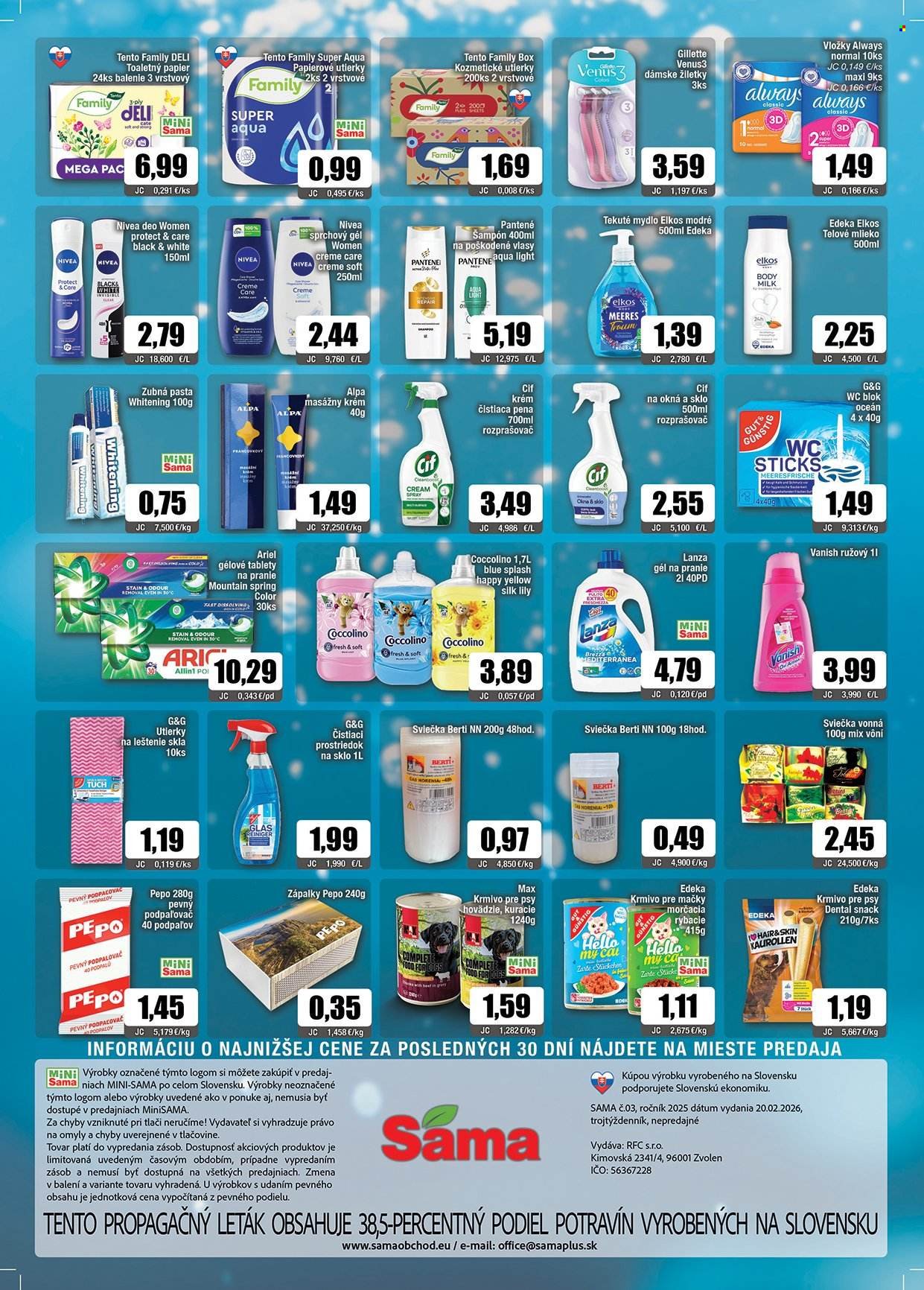 SAMA leták - Od piatka 20.2.2026 (2026-02-20 - 2026-03-10) | 12