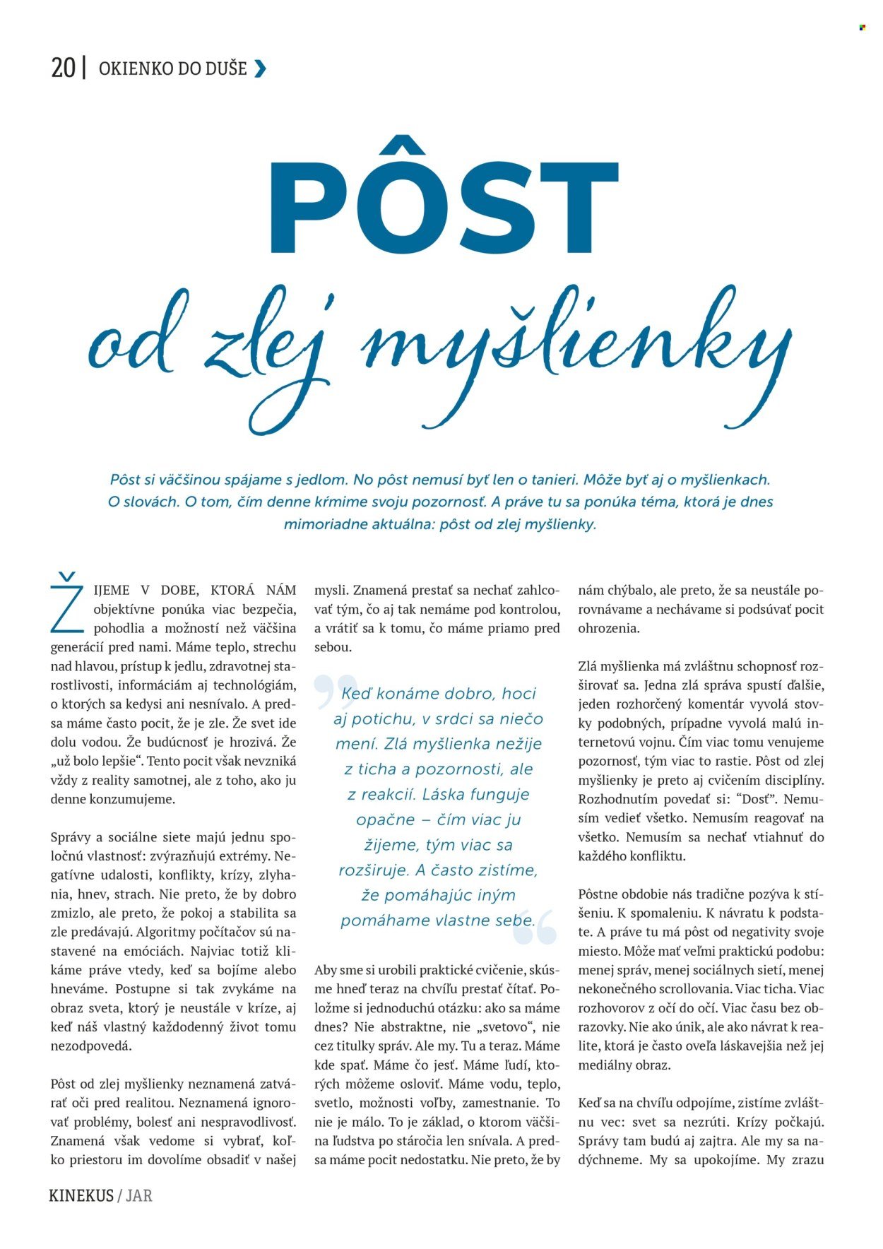 KINEKUS leták - K-Magazín JAR 2026 (2026-03-27) | 20