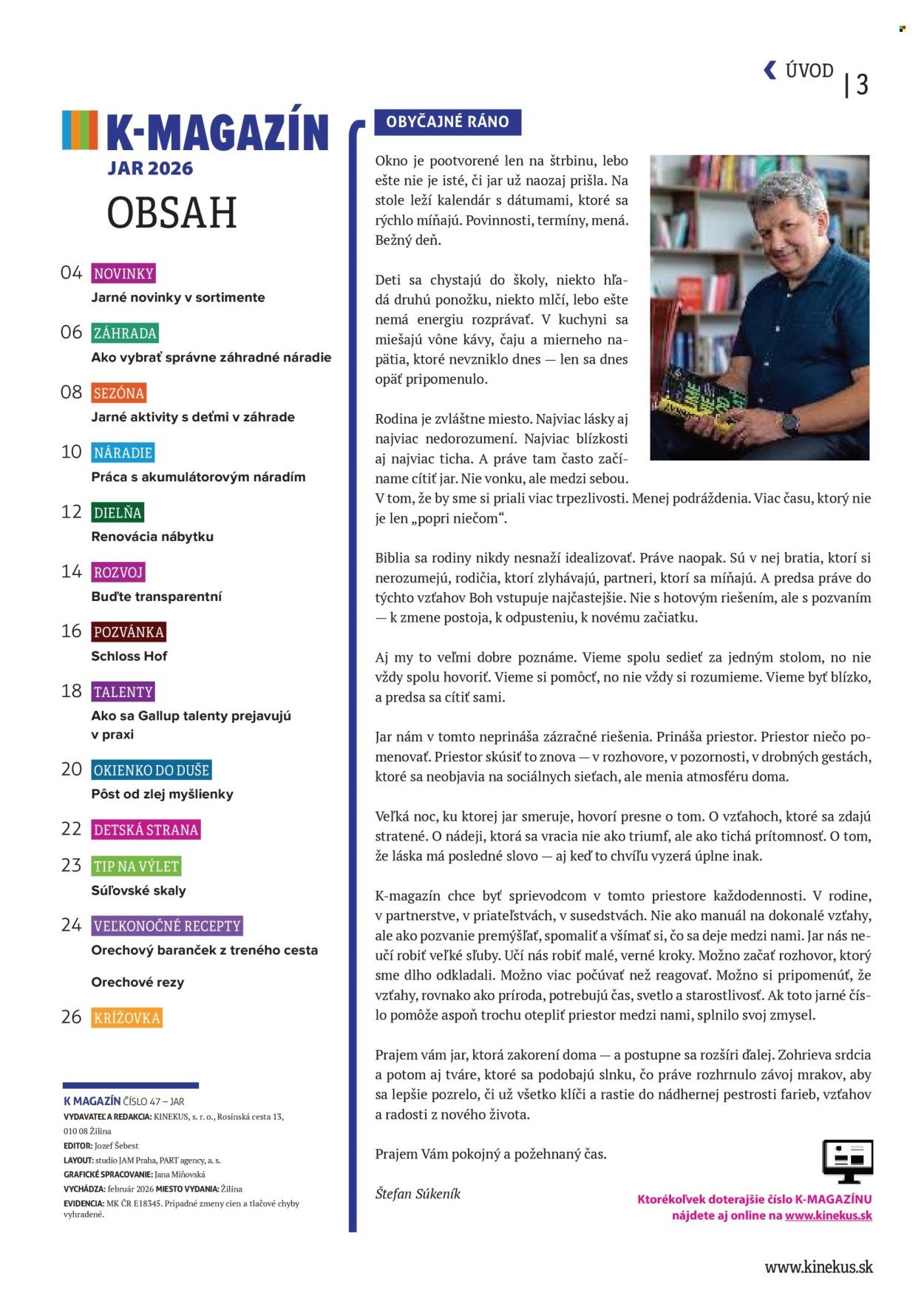 KINEKUS leták - K-Magazín JAR 2026 (2026-03-27) | 3