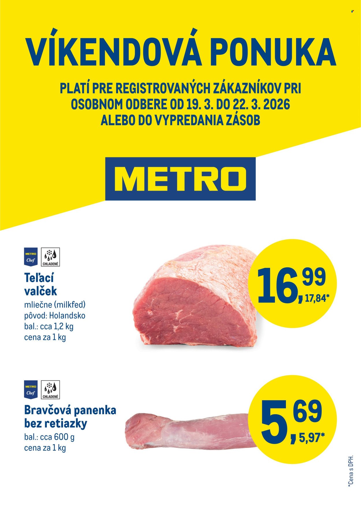 METRO leták - Víkendová ponuka (2026-03-19 - 2026-03-22) | 1