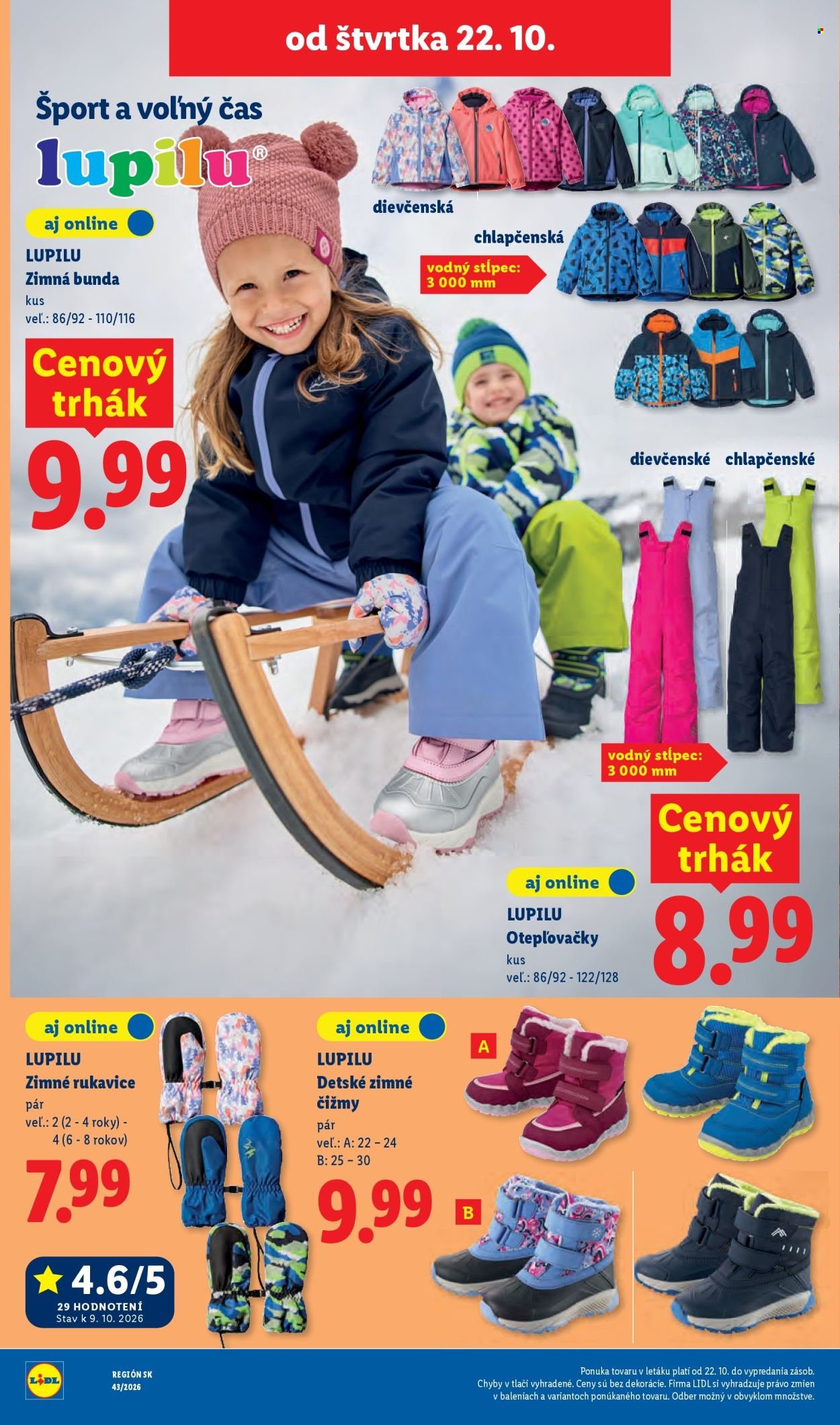 LIDL leták - Od pondelka 19.10.2026