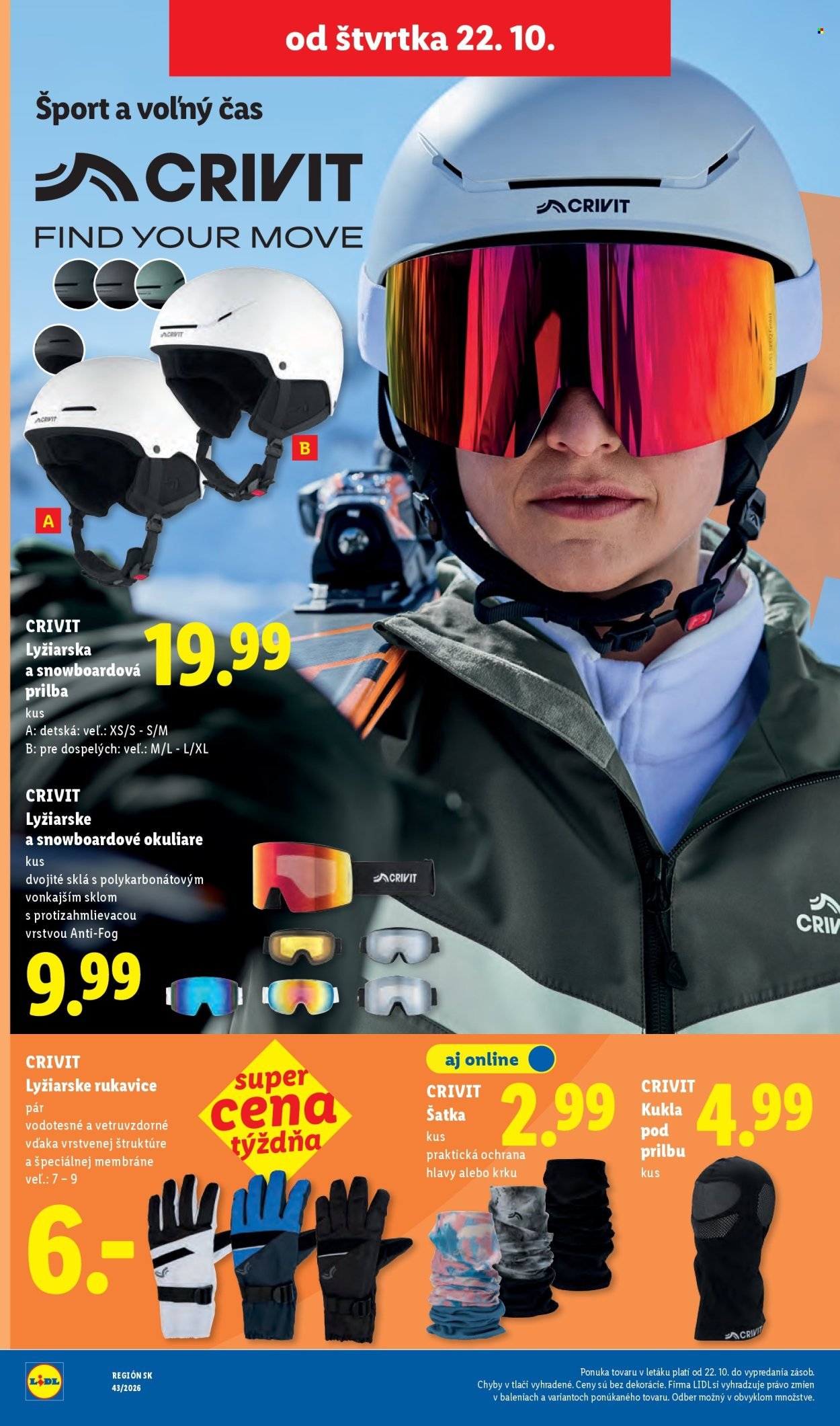 LIDL leták - Od pondelka 19.10.2026