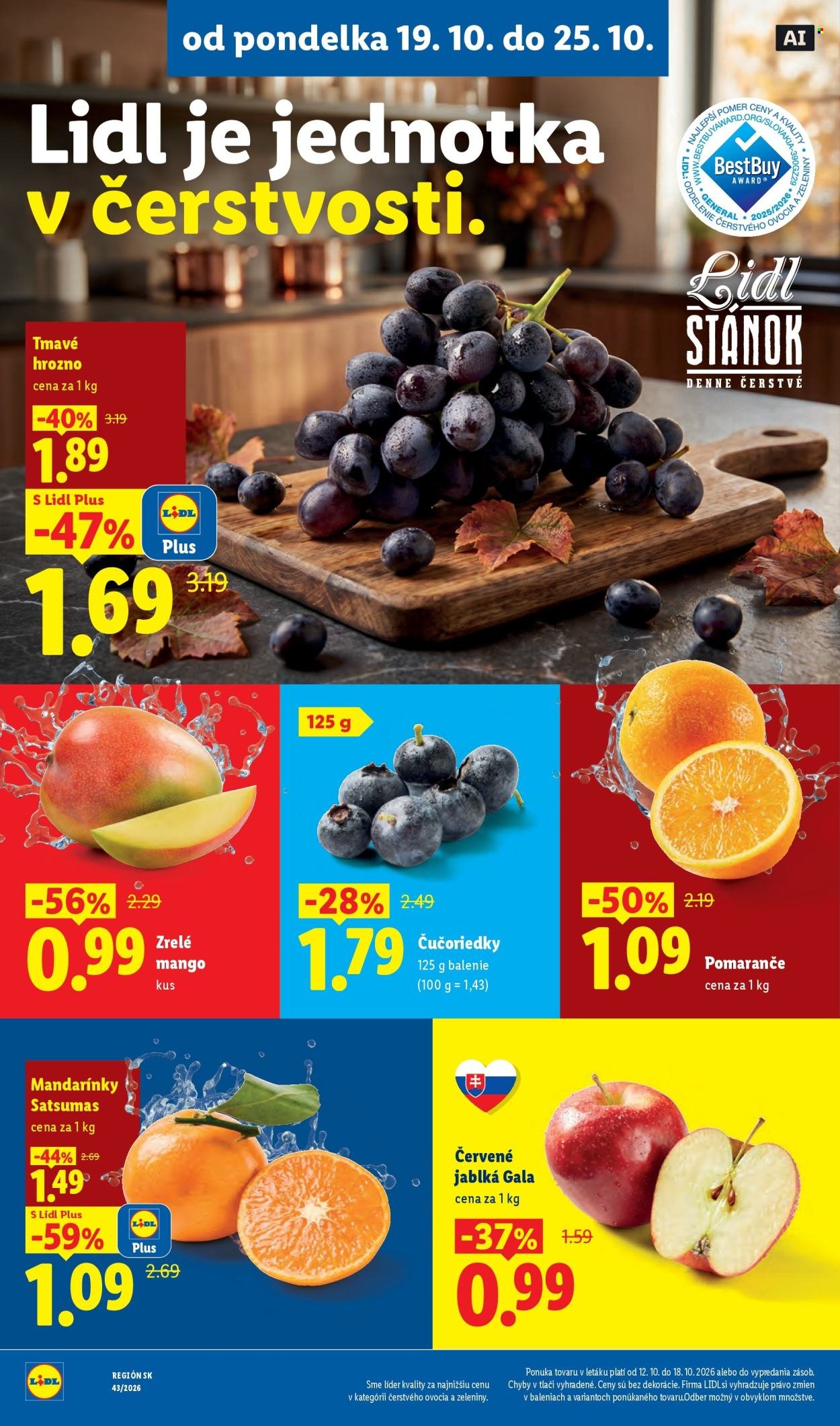 LIDL leták - Od pondelka 19.10.2026