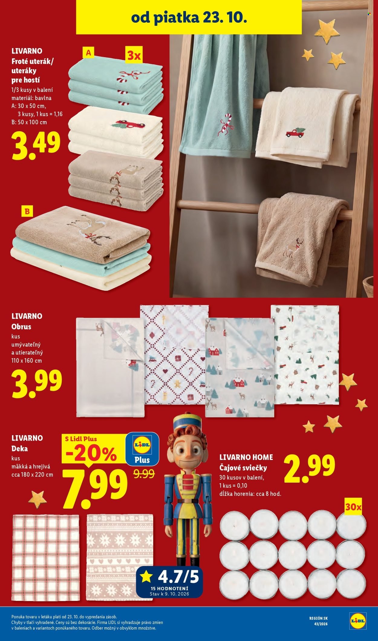 LIDL leták - Od pondelka 19.10.2026
