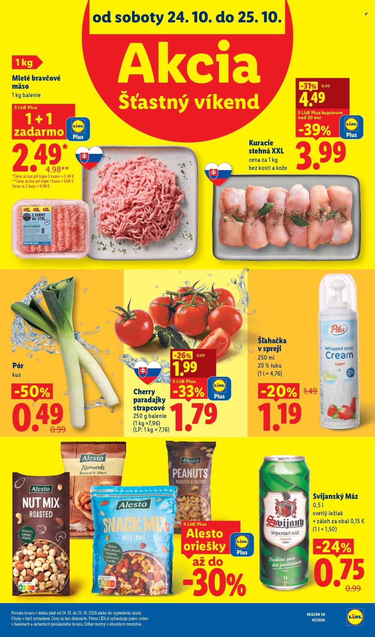 LIDL leták - Od pondelka 19.10.2026