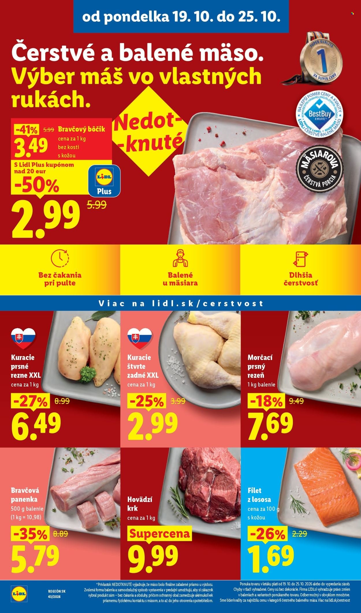 LIDL leták - Od pondelka 19.10.2026