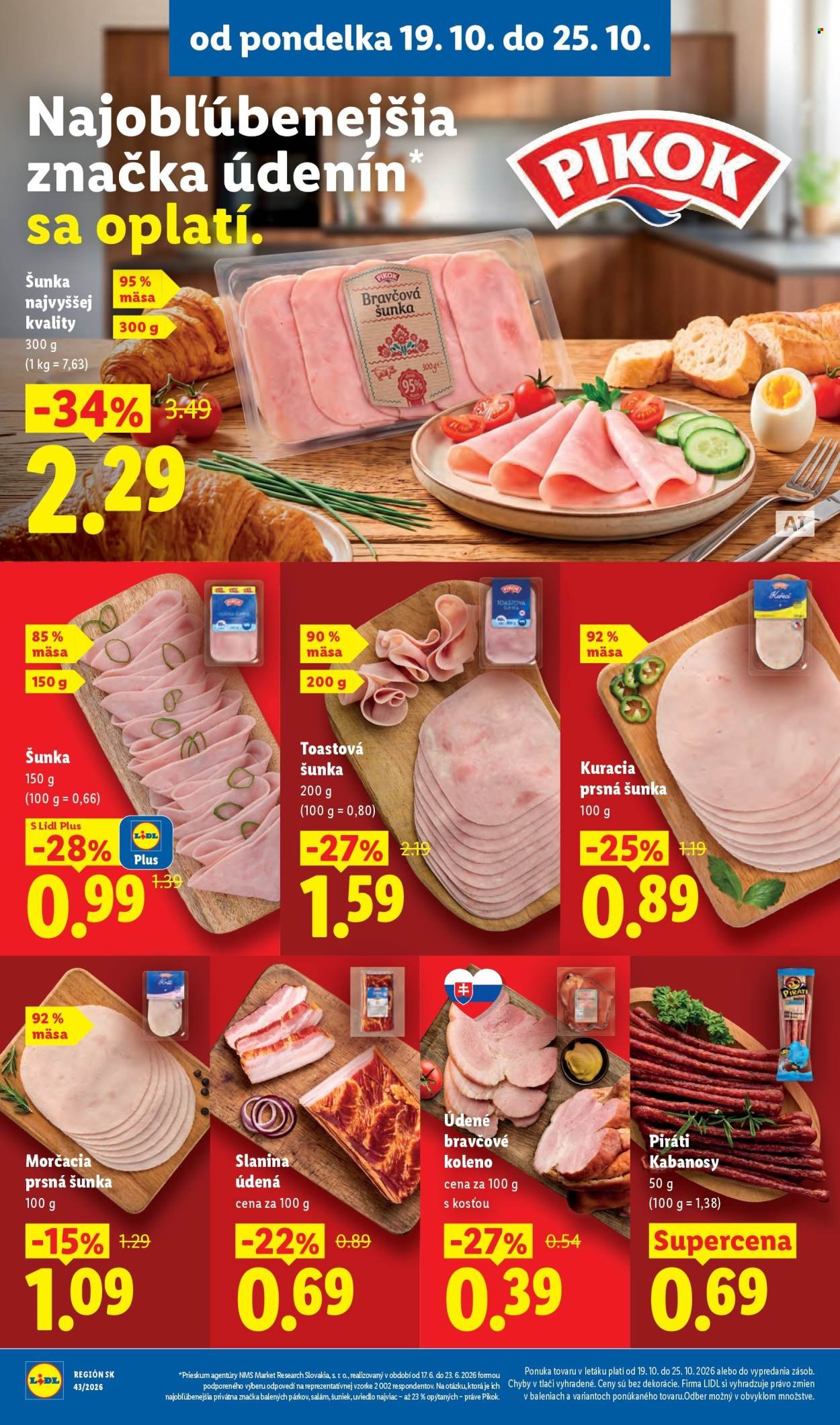 LIDL leták - Od pondelka 19.10.2026