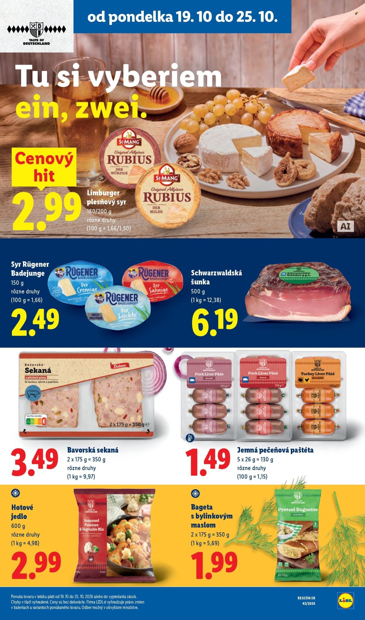 LIDL leták - Od pondelka 19.10.2026
