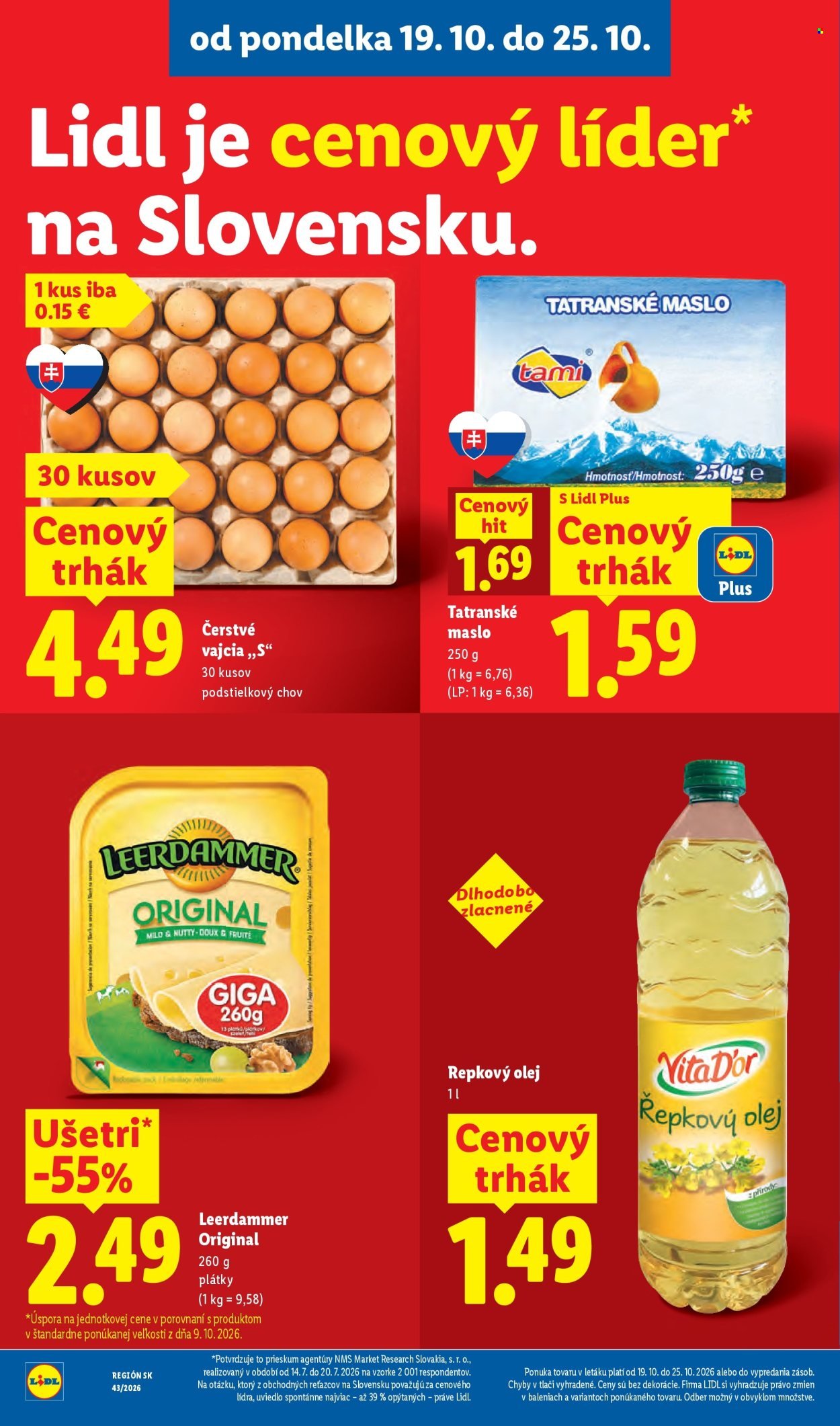 LIDL leták - Od pondelka 19.10.2026