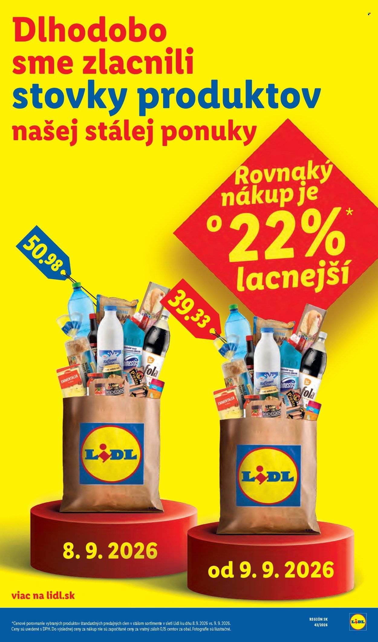 LIDL leták - Od pondelka 19.10.2026