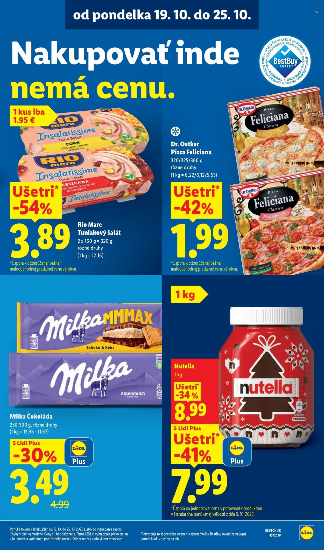 LIDL leták - Od pondelka 19.10.2026