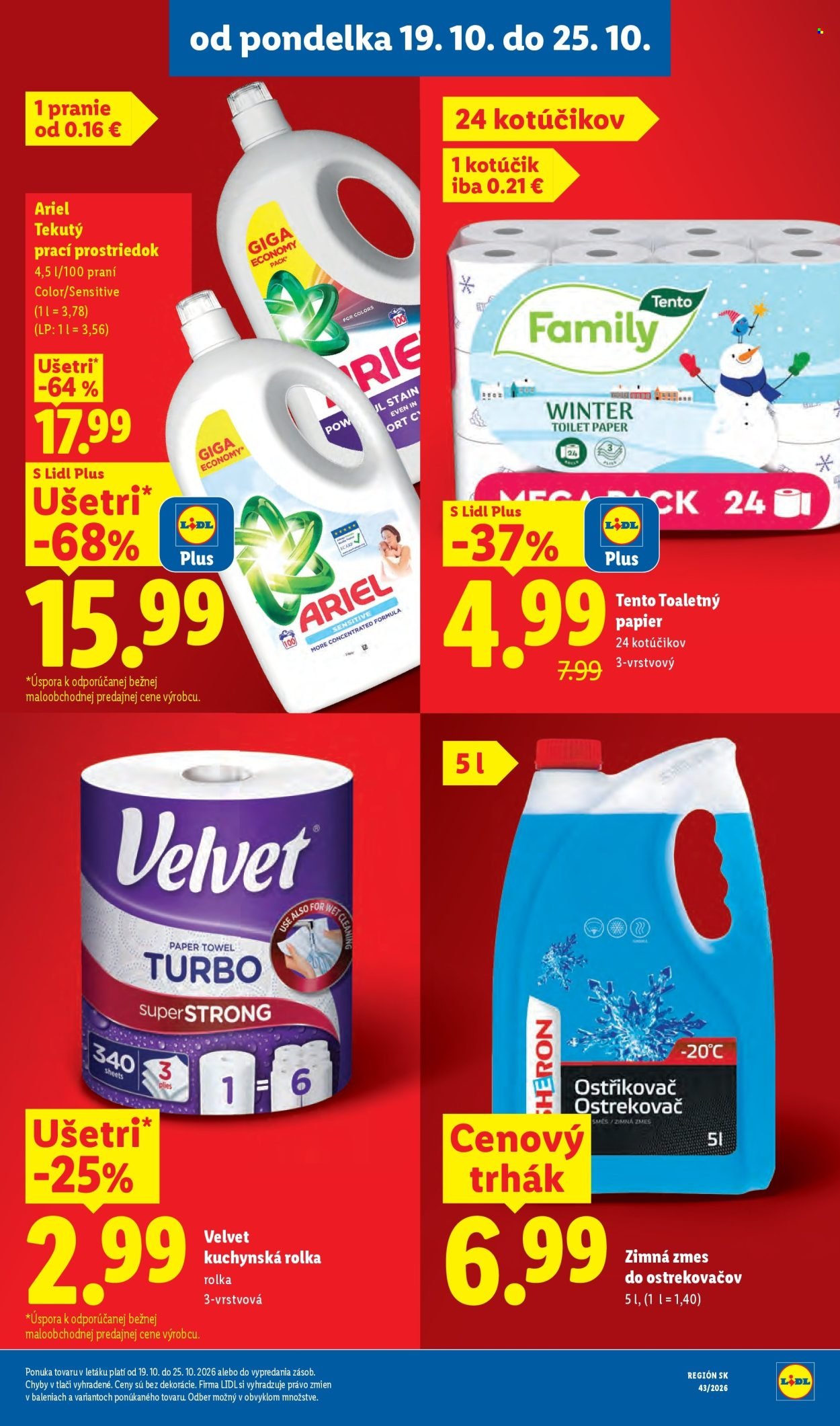 LIDL leták - Od pondelka 19.10.2026