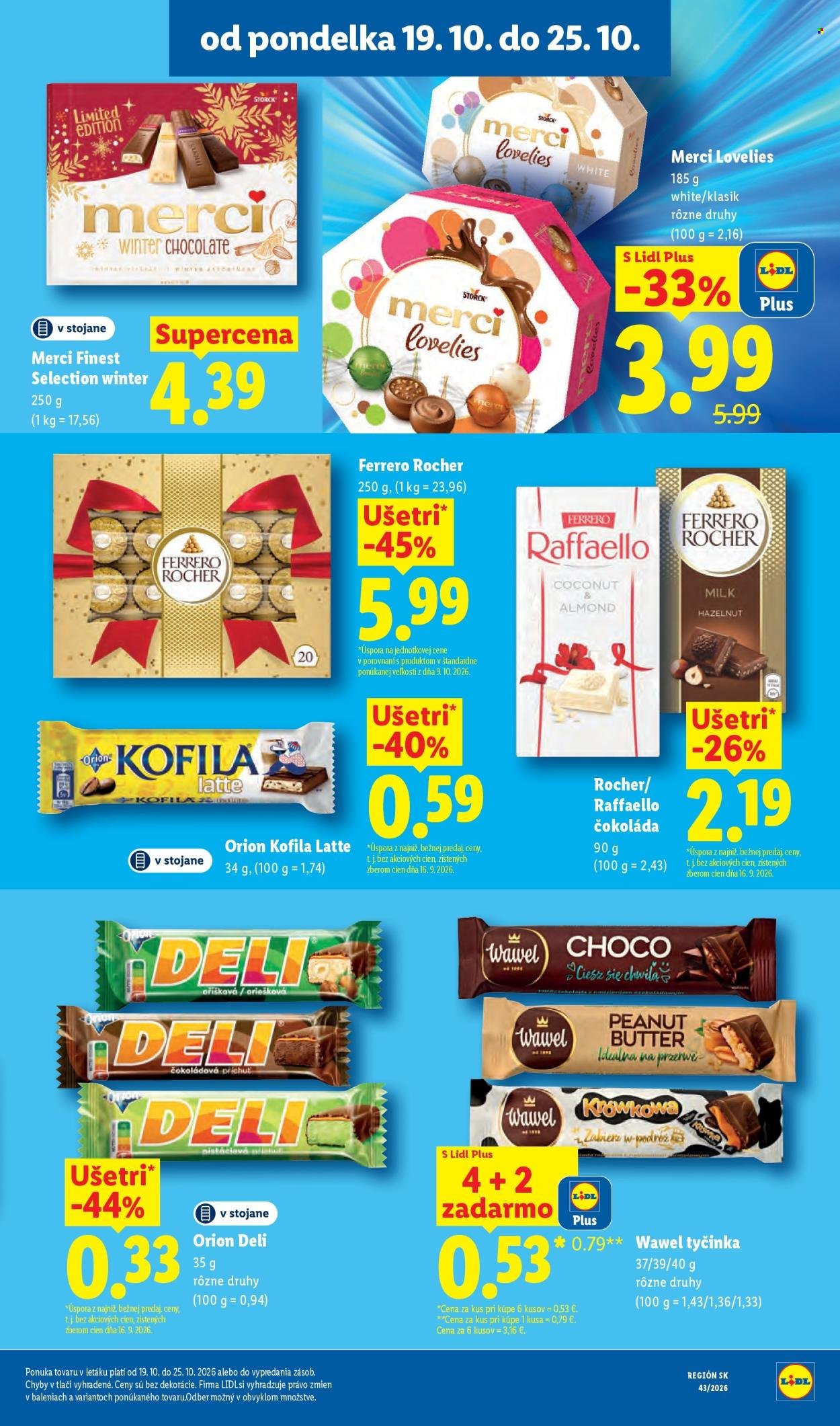 LIDL leták - Od pondelka 19.10.2026