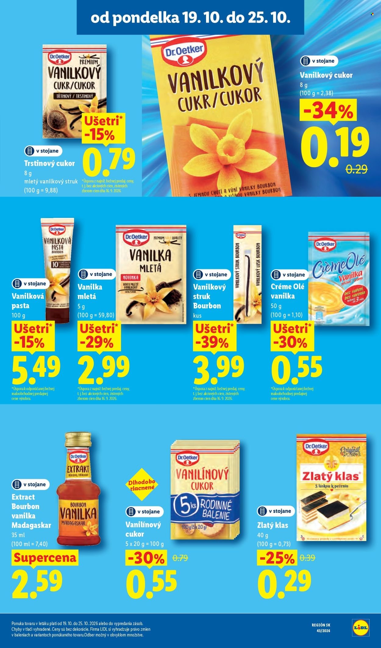 LIDL leták - Od pondelka 19.10.2026