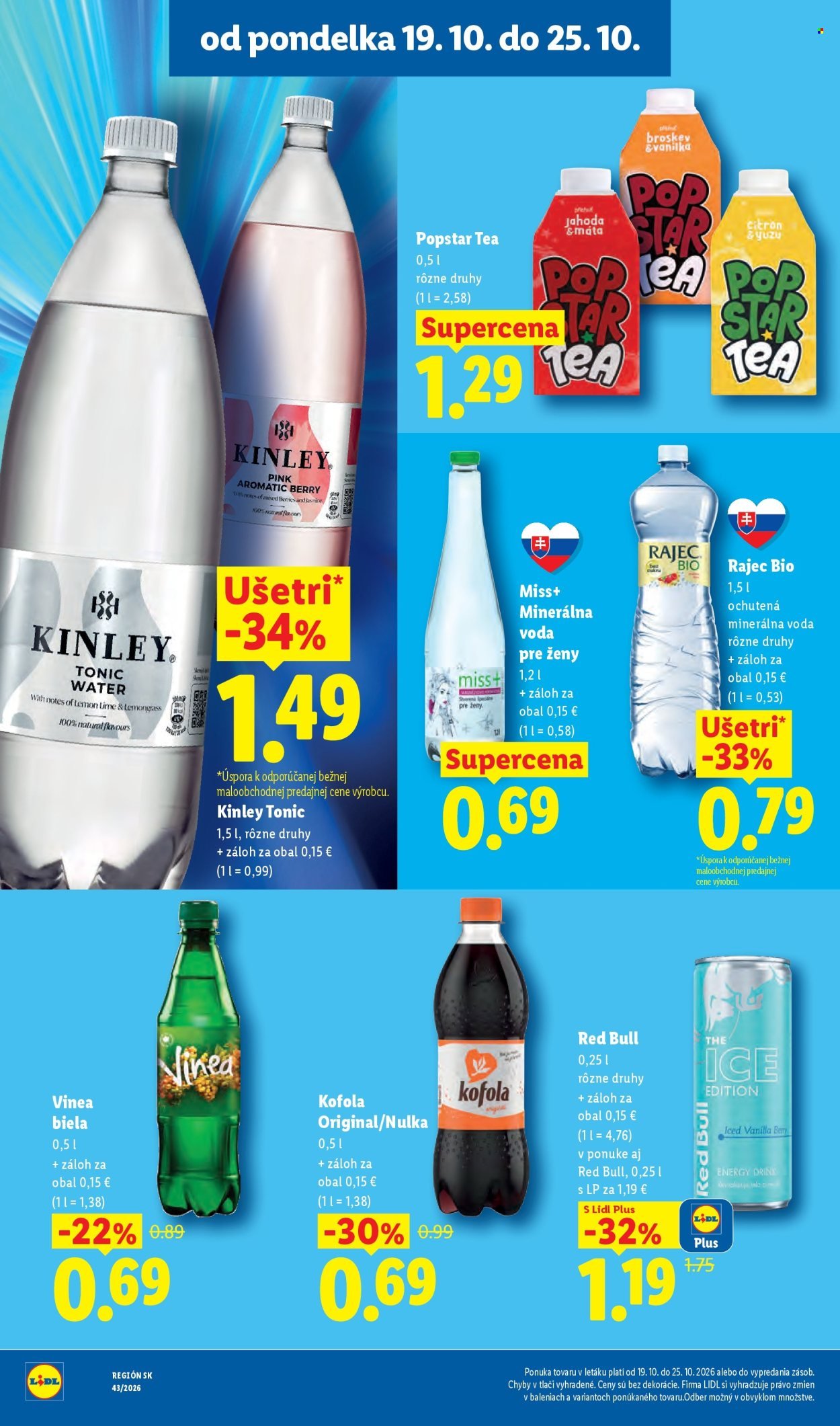 LIDL leták - Od pondelka 19.10.2026