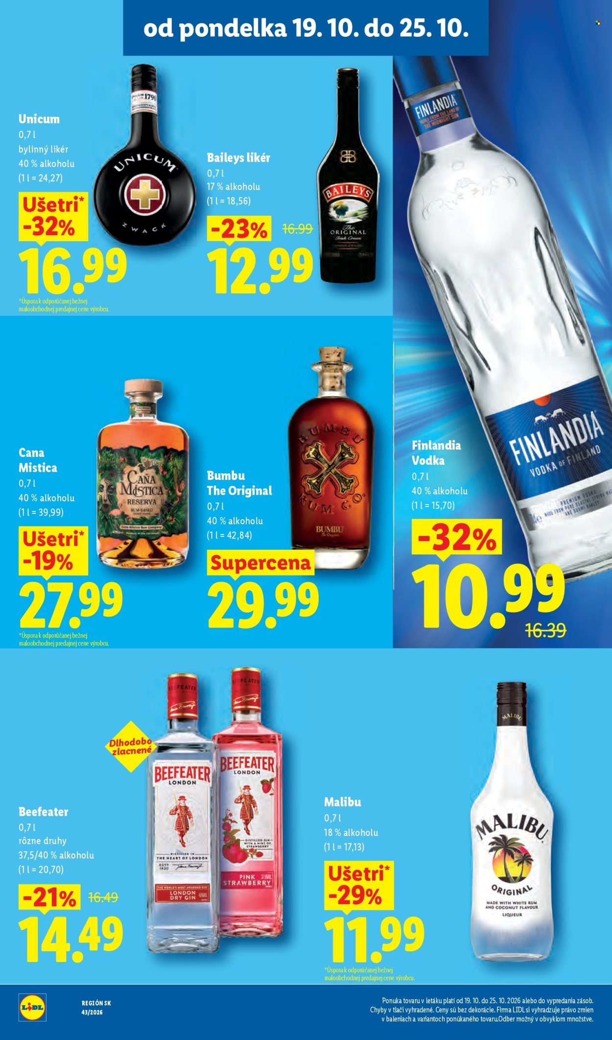 LIDL leták - Od pondelka 19.10.2026