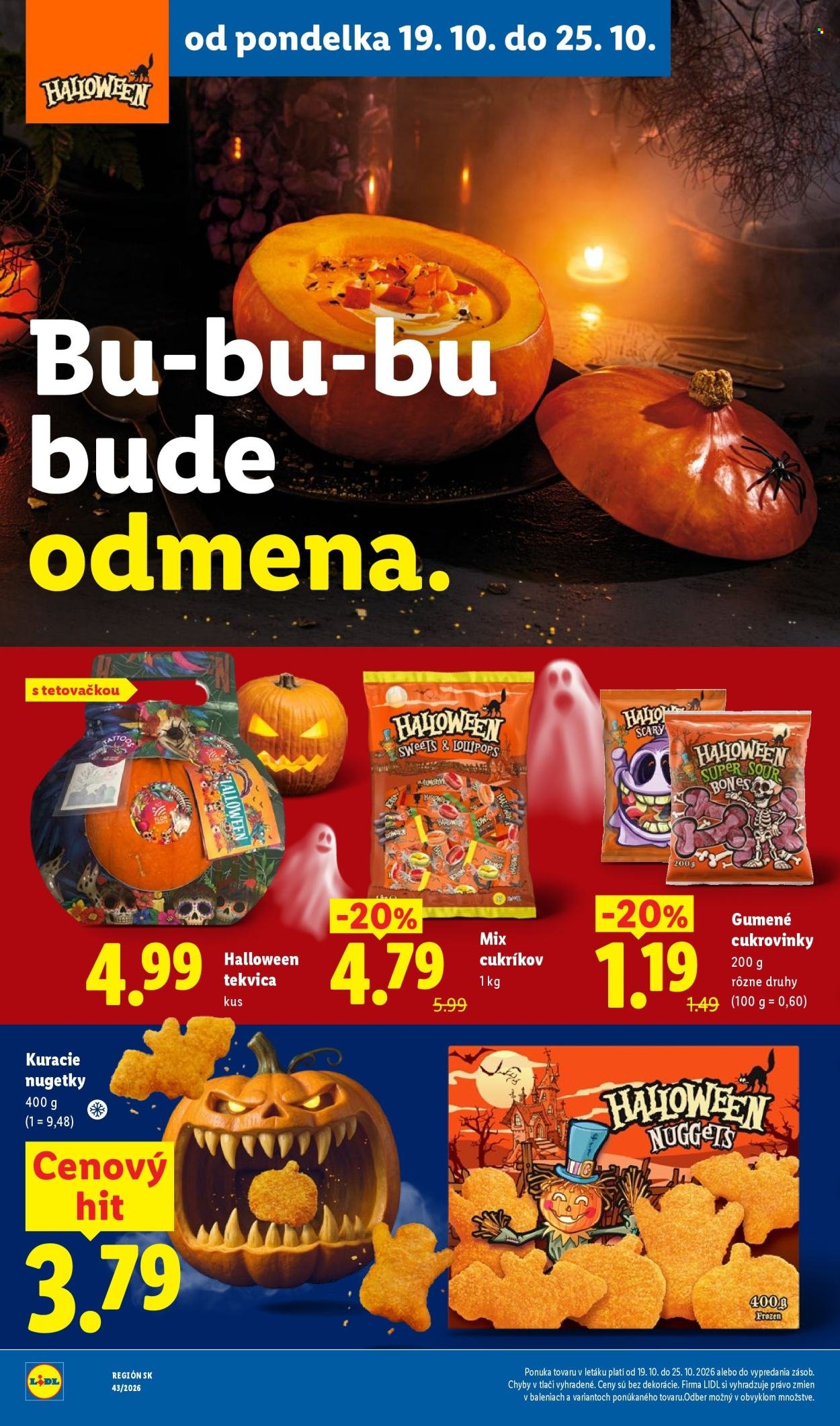 LIDL leták - Od pondelka 19.10.2026