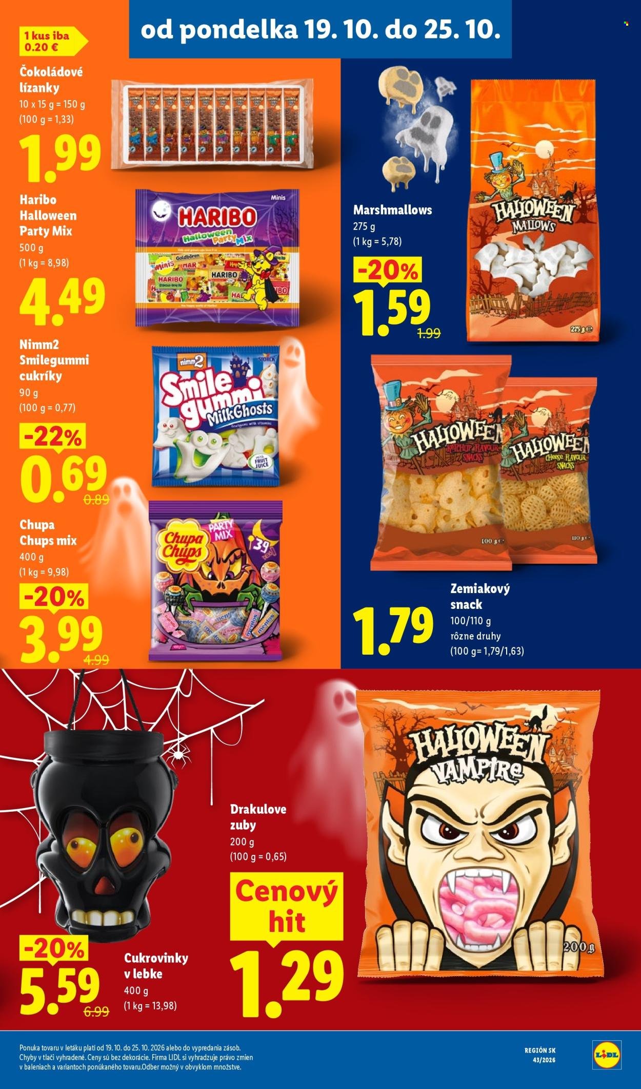 LIDL leták - Od pondelka 19.10.2026