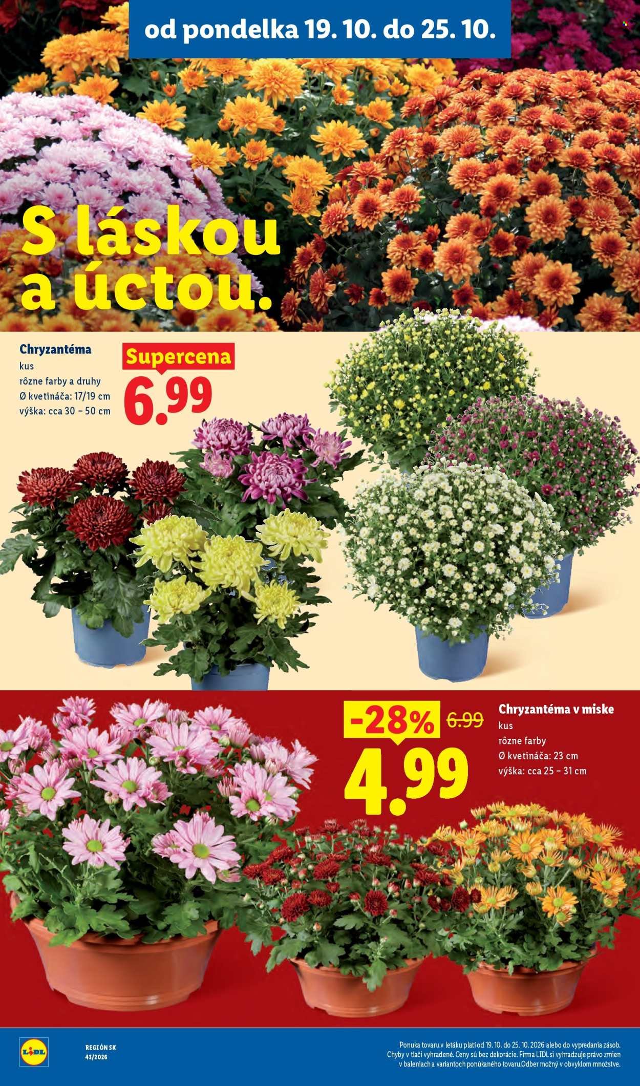 LIDL leták - Od pondelka 19.10.2026