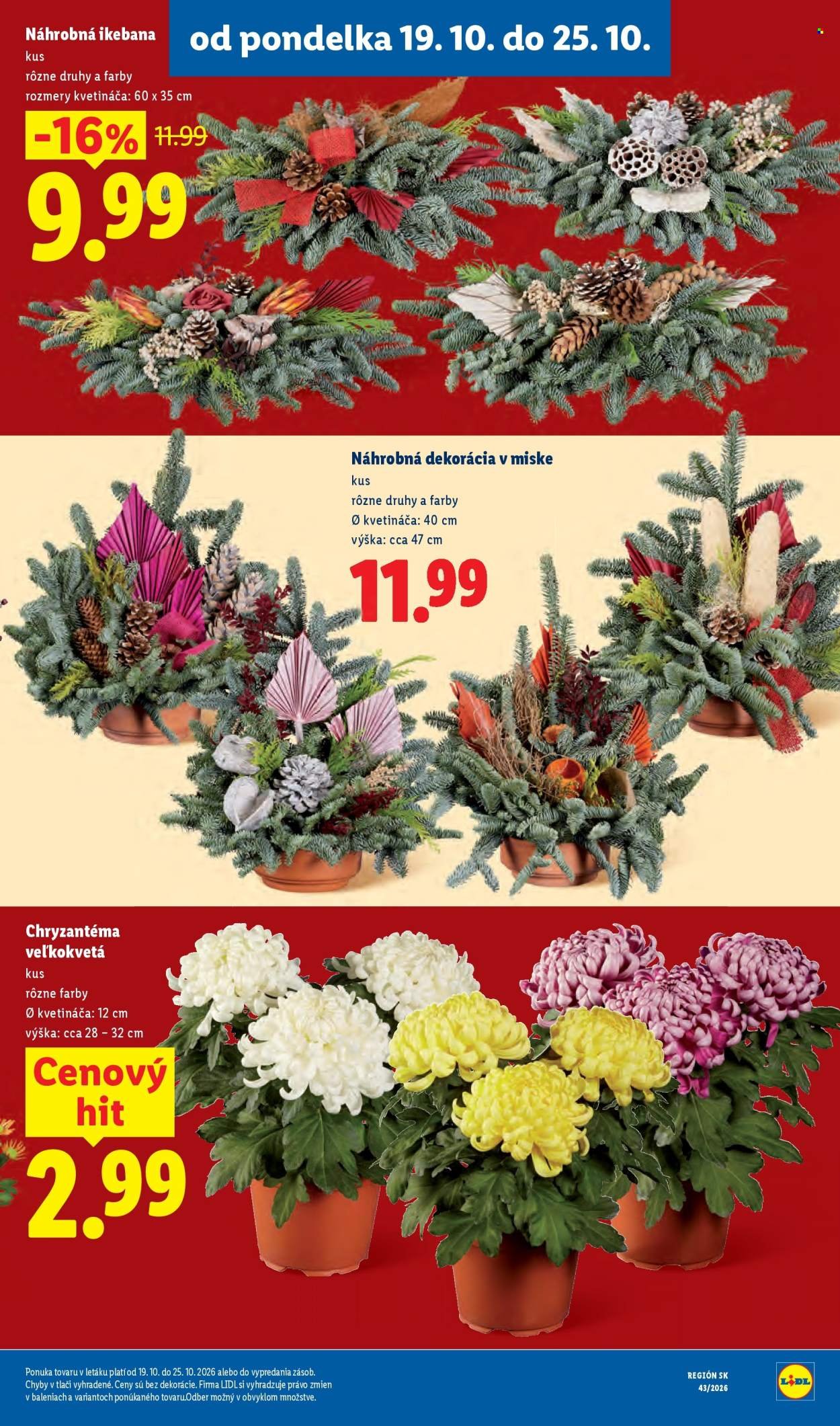 LIDL leták - Od pondelka 19.10.2026