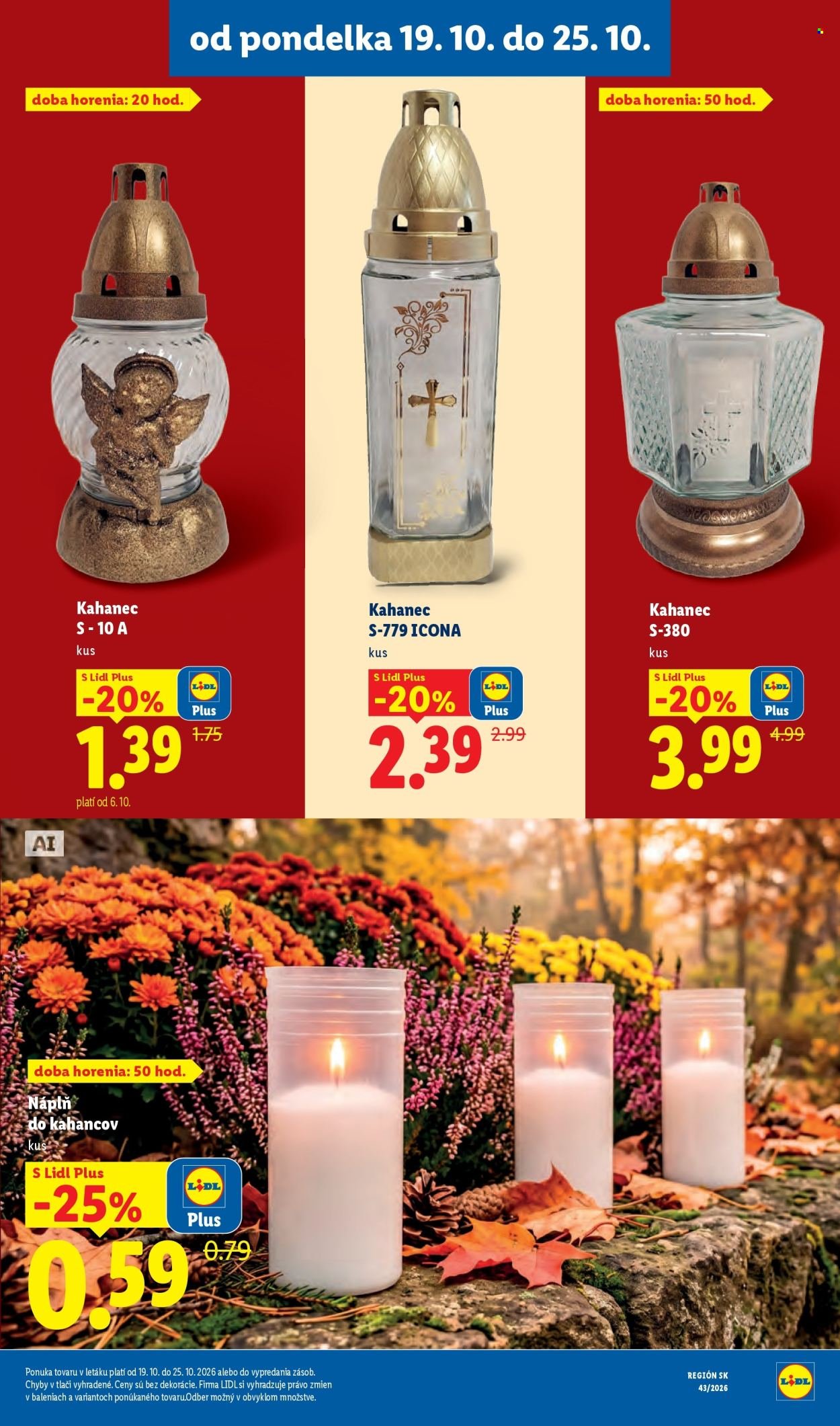 LIDL leták - Od pondelka 19.10.2026