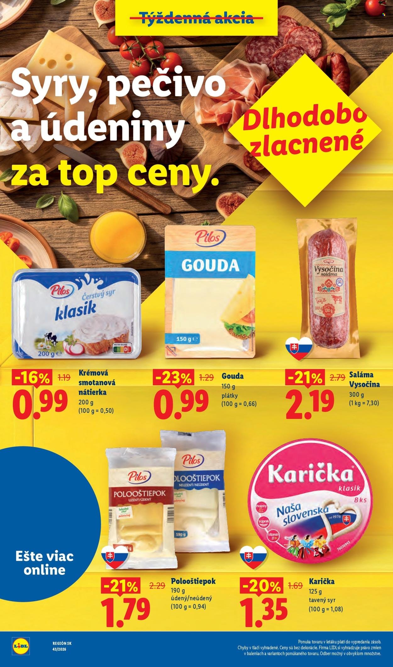 LIDL leták - Od pondelka 19.10.2026