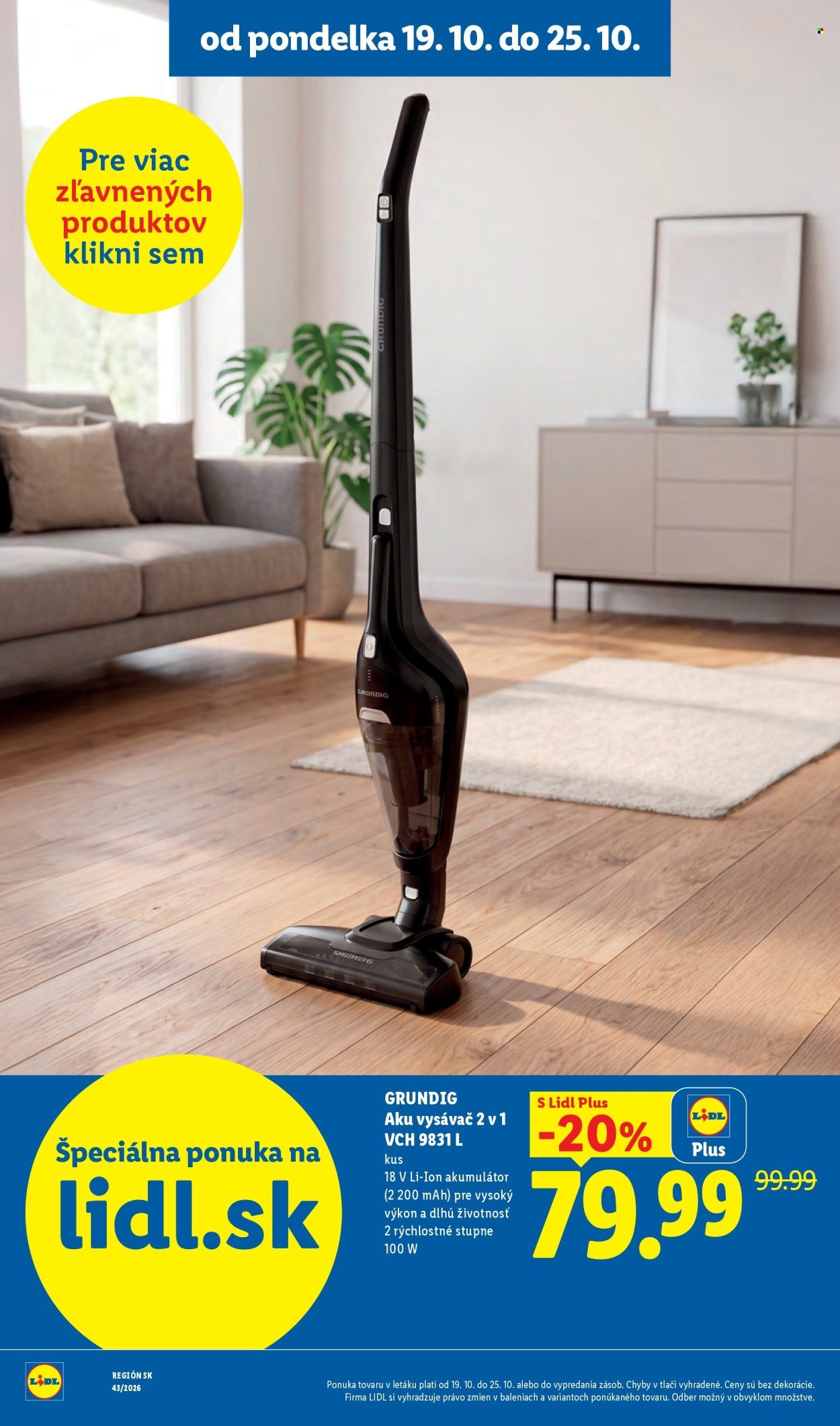 LIDL leták - Od pondelka 19.10.2026